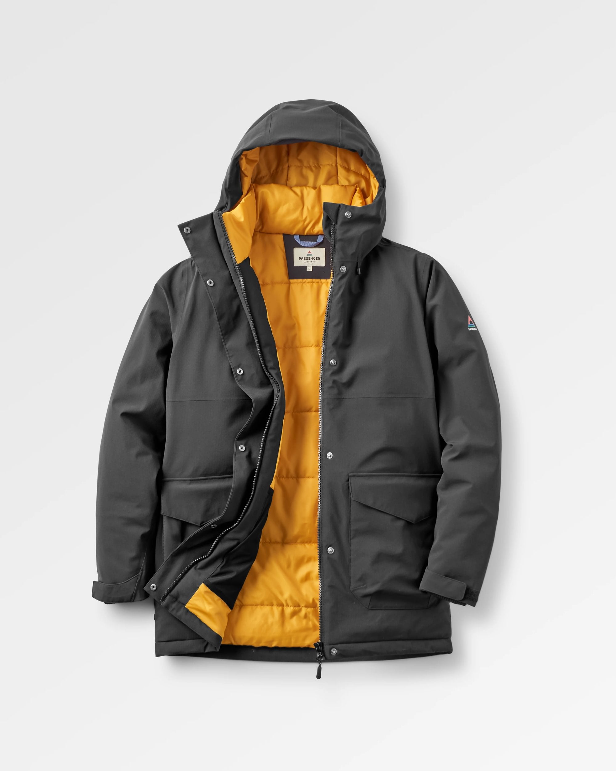 Telluride Waterproof Parka - Black - Flatlay