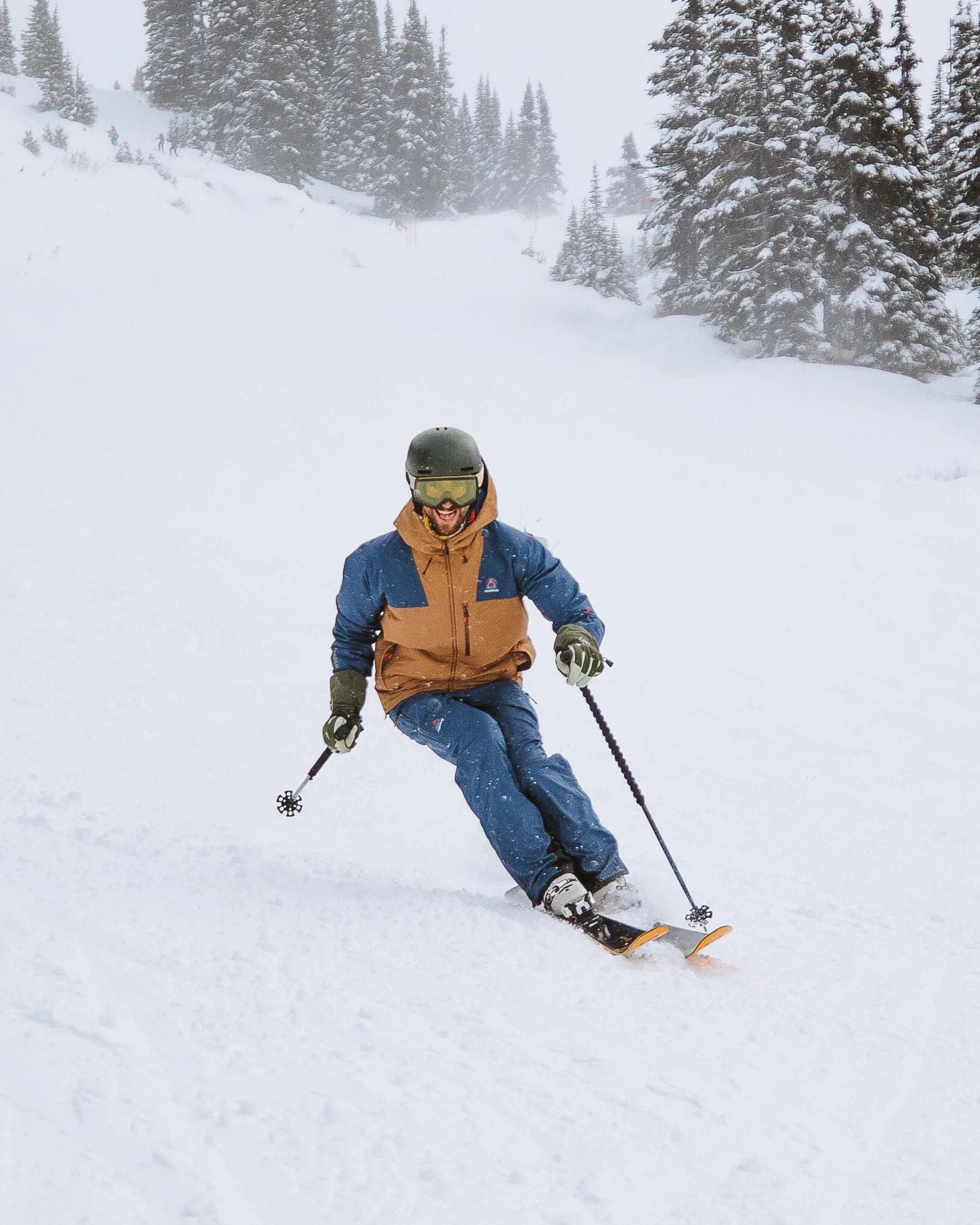 Snowscape Men's Recycled Pant - Dark Denim - Lifestyle