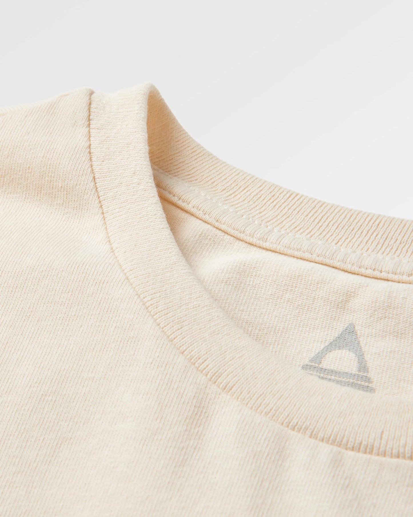 Odyssey Recycled Cotton T-Shirt - Birch - Flatlay