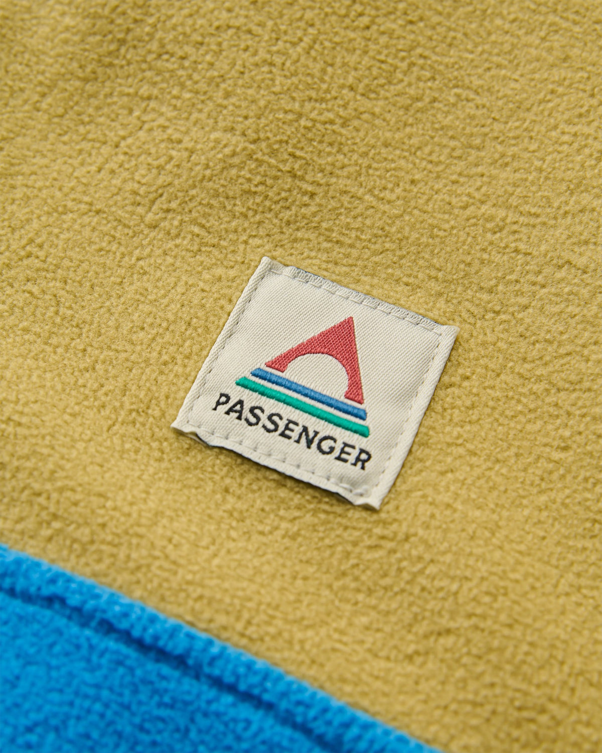 Set Off Reversible Polartec® Fleece Vest - Warm Beige/Marine Blue - Flatlay