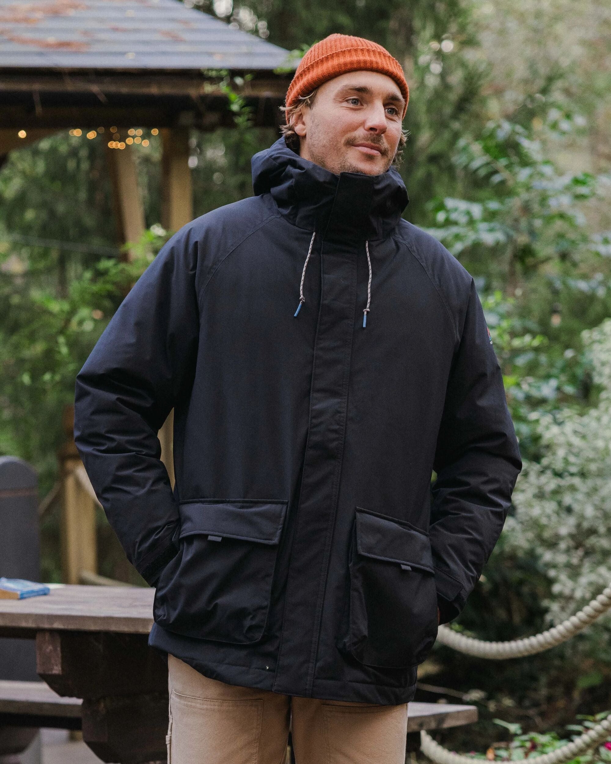 Baltic Recycled Insulated Parka - Black - Lifestyle