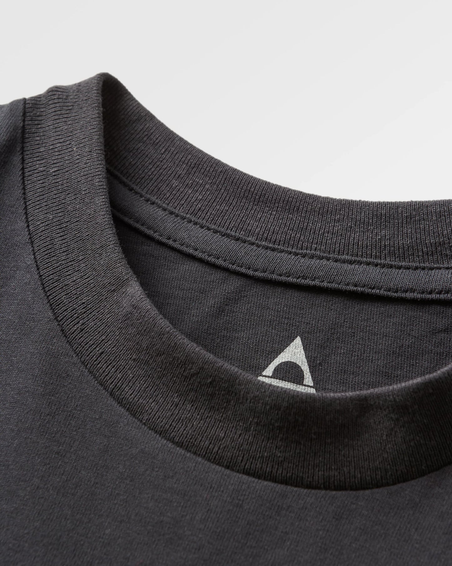 Heritage Recycled Relaxed Fit T-Shirt - Black - Flatlay