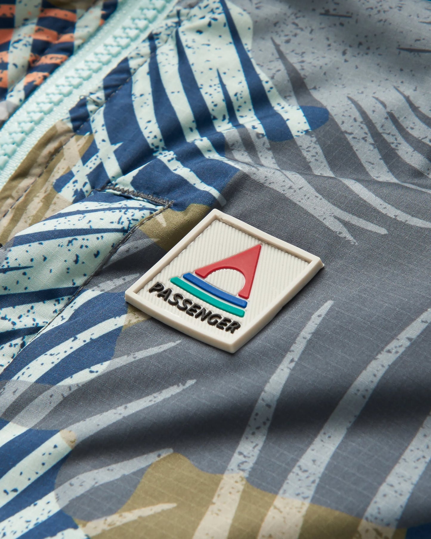 Waves Recycled Sherpa Lined Changing Robe - Palm Camo Apricot