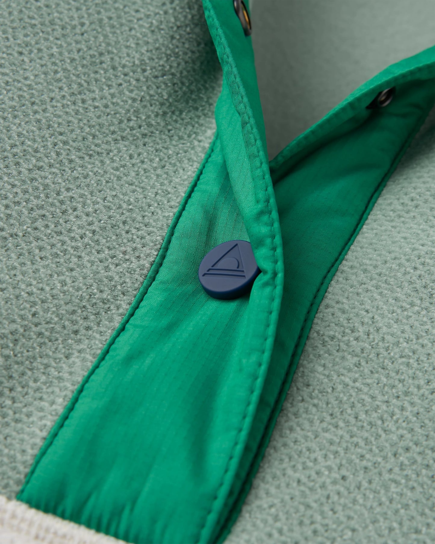 Women's Snowdrop Pullover Recycled Polartec® Fleece - Pistachio/Birch - Flatlay
