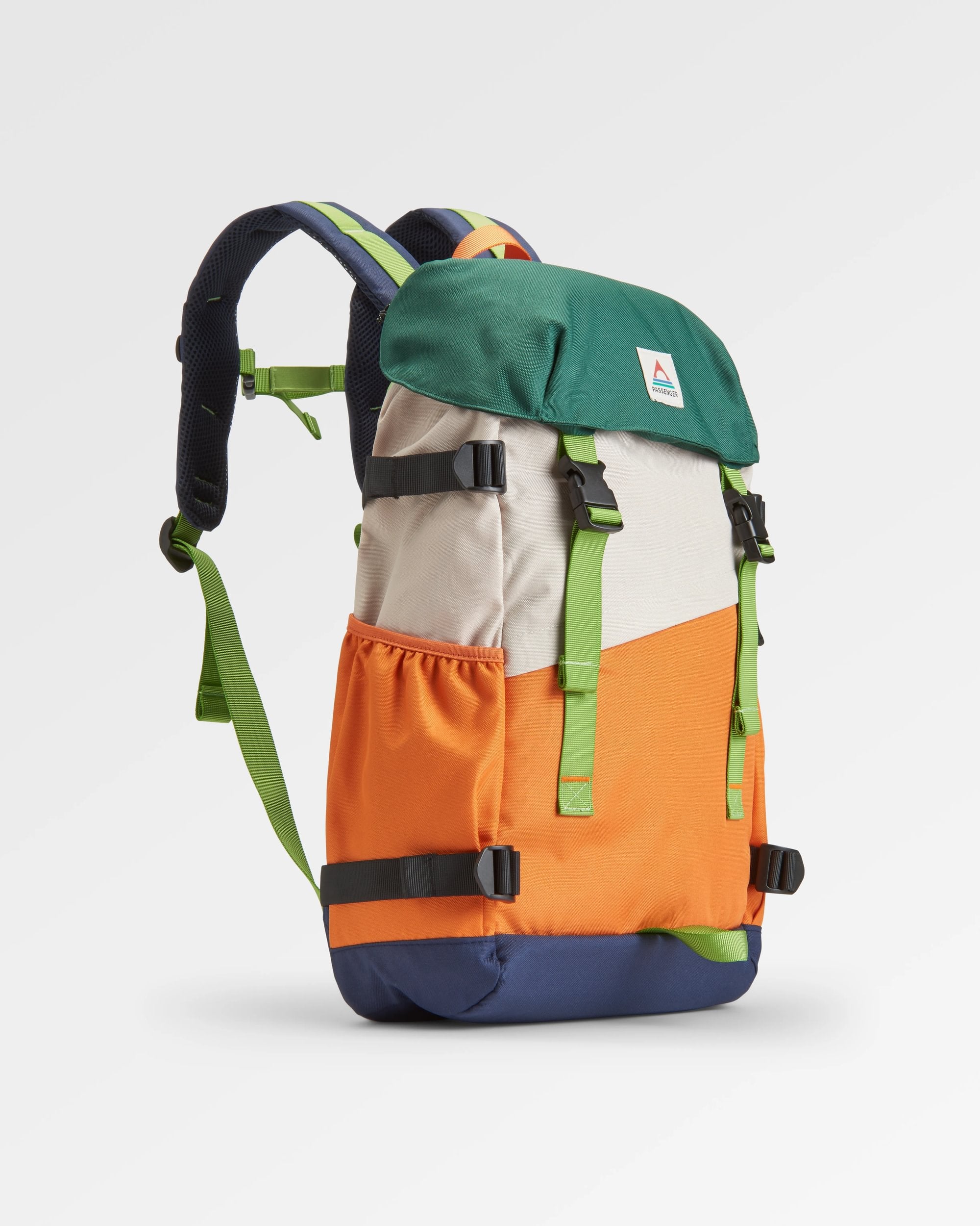 Boondocker Recycled 26L Backpack - Rain Forest Orange Multi - Flatlay