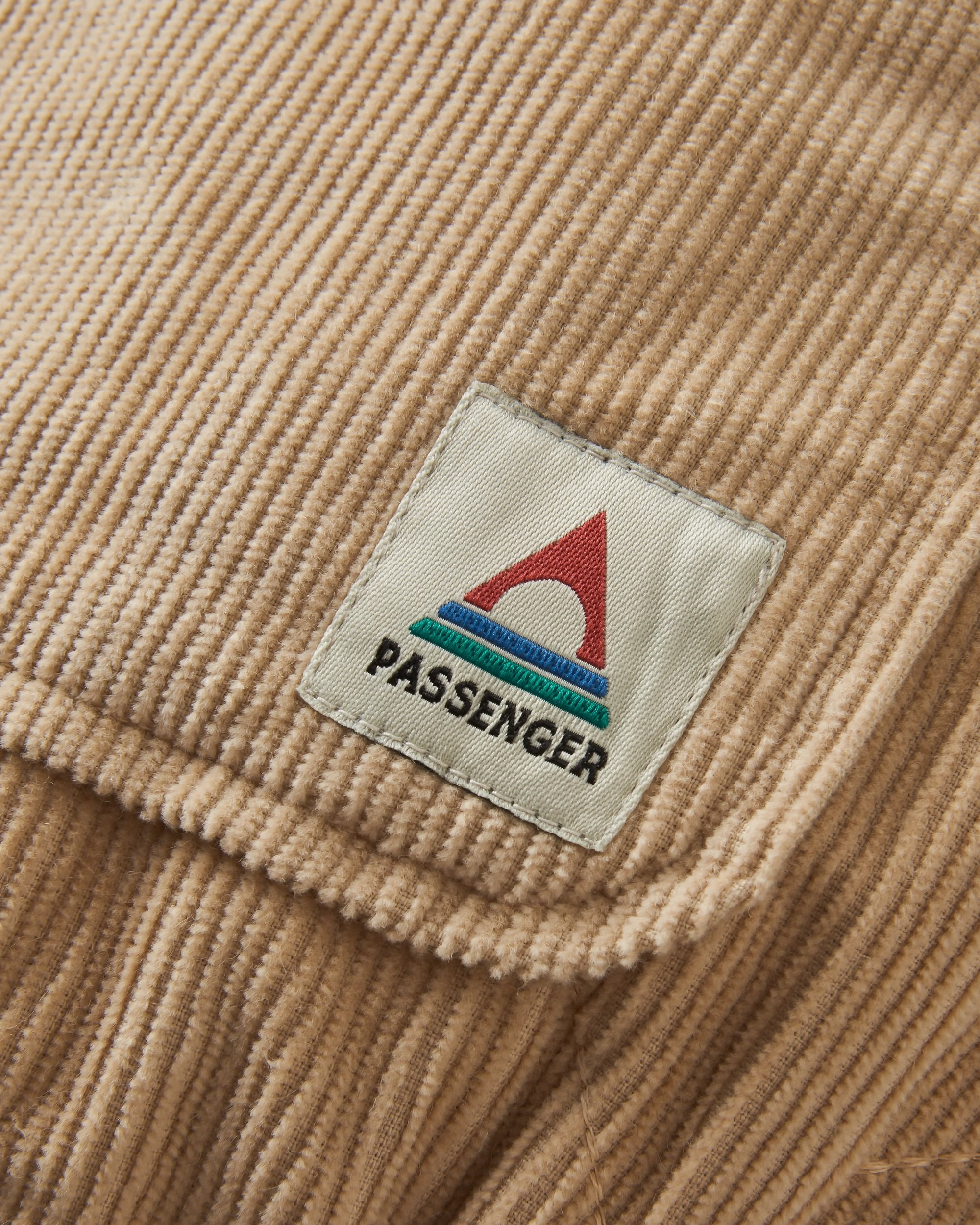 Lucia Cord Jacket - Stone/Pistachio - Flatlay