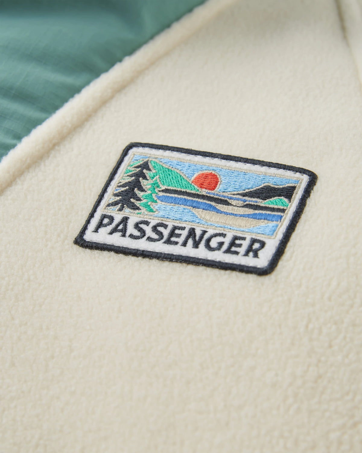 Alexander Hooded Polar Fleece - Birch - Flatlay