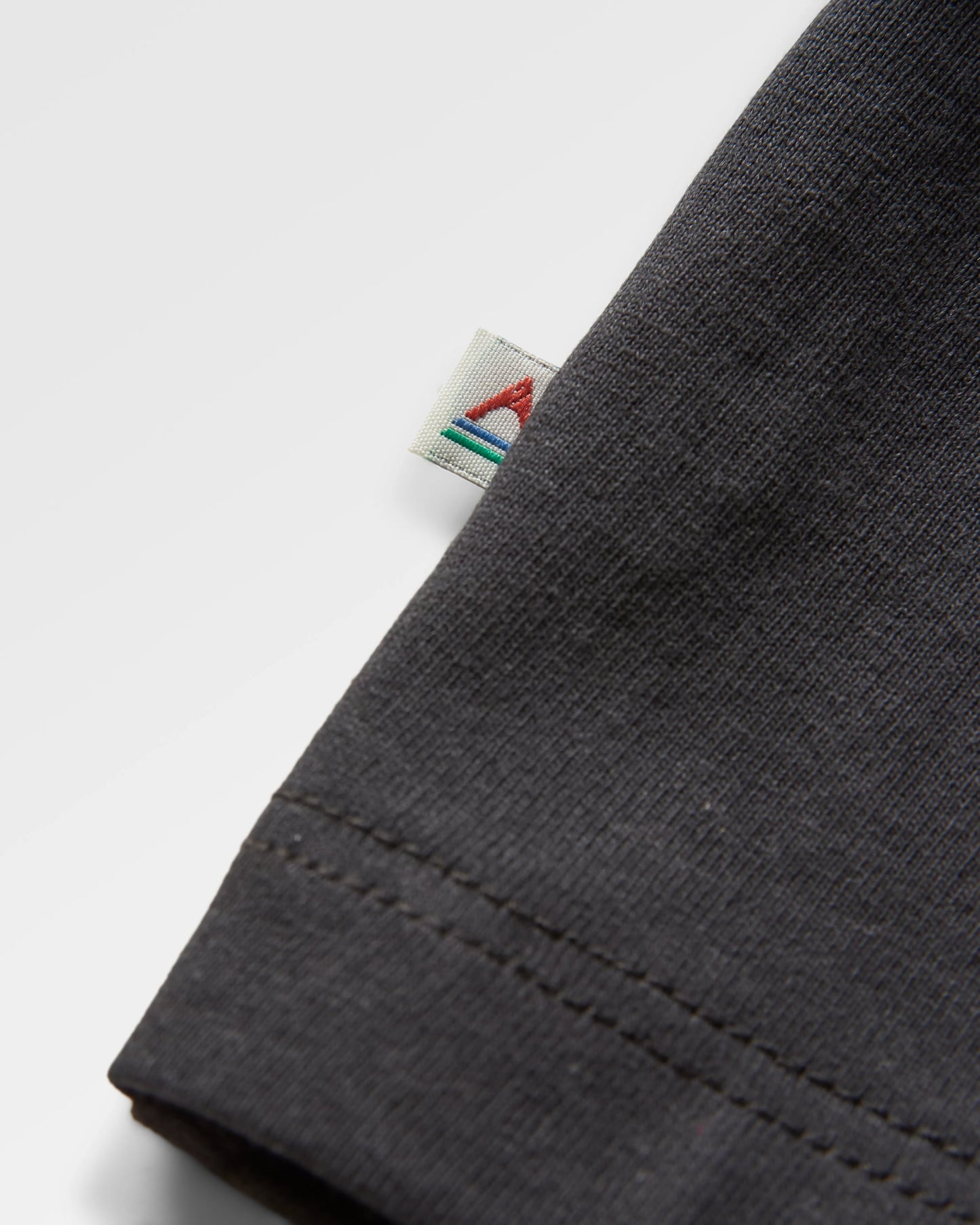 Heritage Recycled Relaxed Fit T-Shirt - Black - Flatlay
