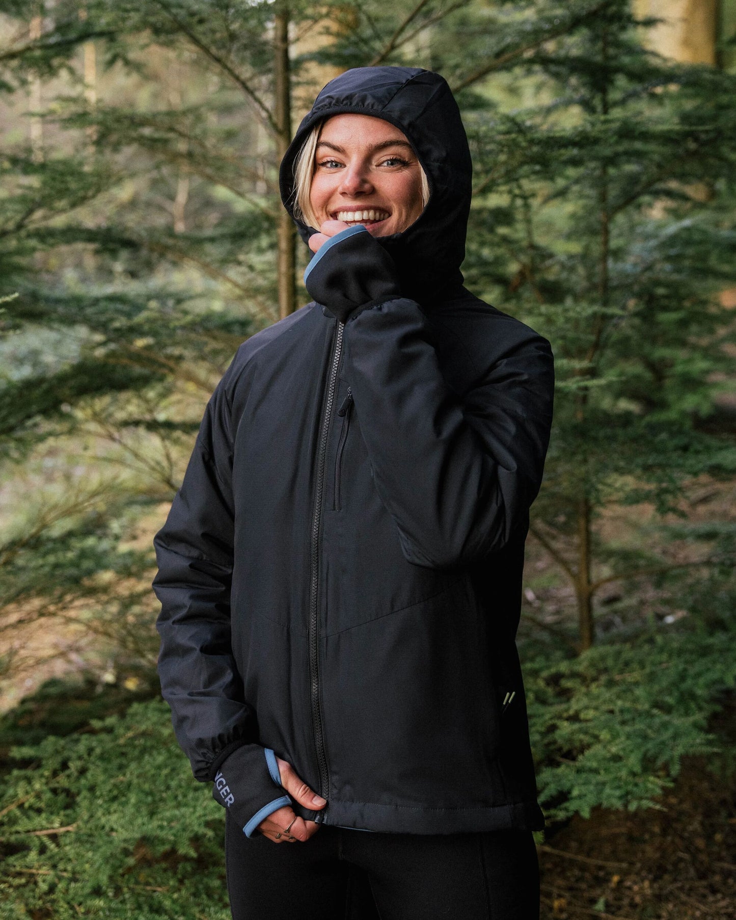 Shasta Lightweight Recycled Thermore® Insulated Jacket - Black - Lifestyle