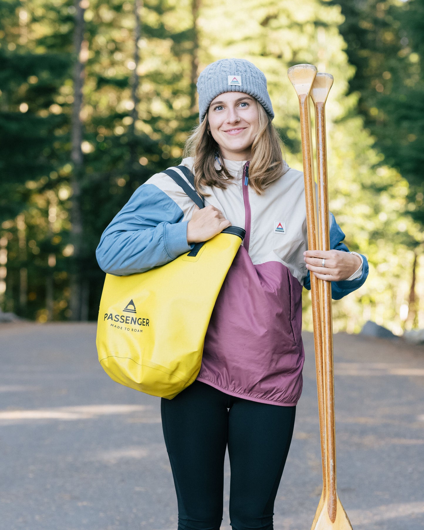 Womens_Tide Recycled 20L Bucket Bag - Dandelion Yellow - Lifestyle