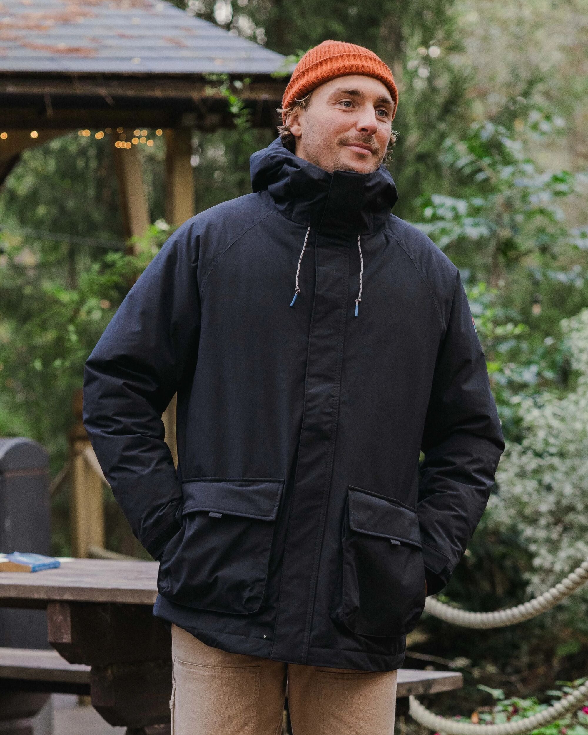 Baltic Recycled Insulated Parka - Black - Lifestyle