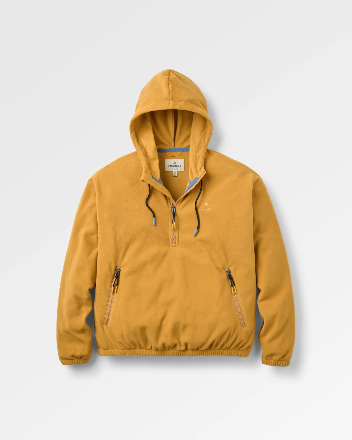 Ayla Micro Polartec® Hooded Fleece - Dusty Ochre - Flatlay