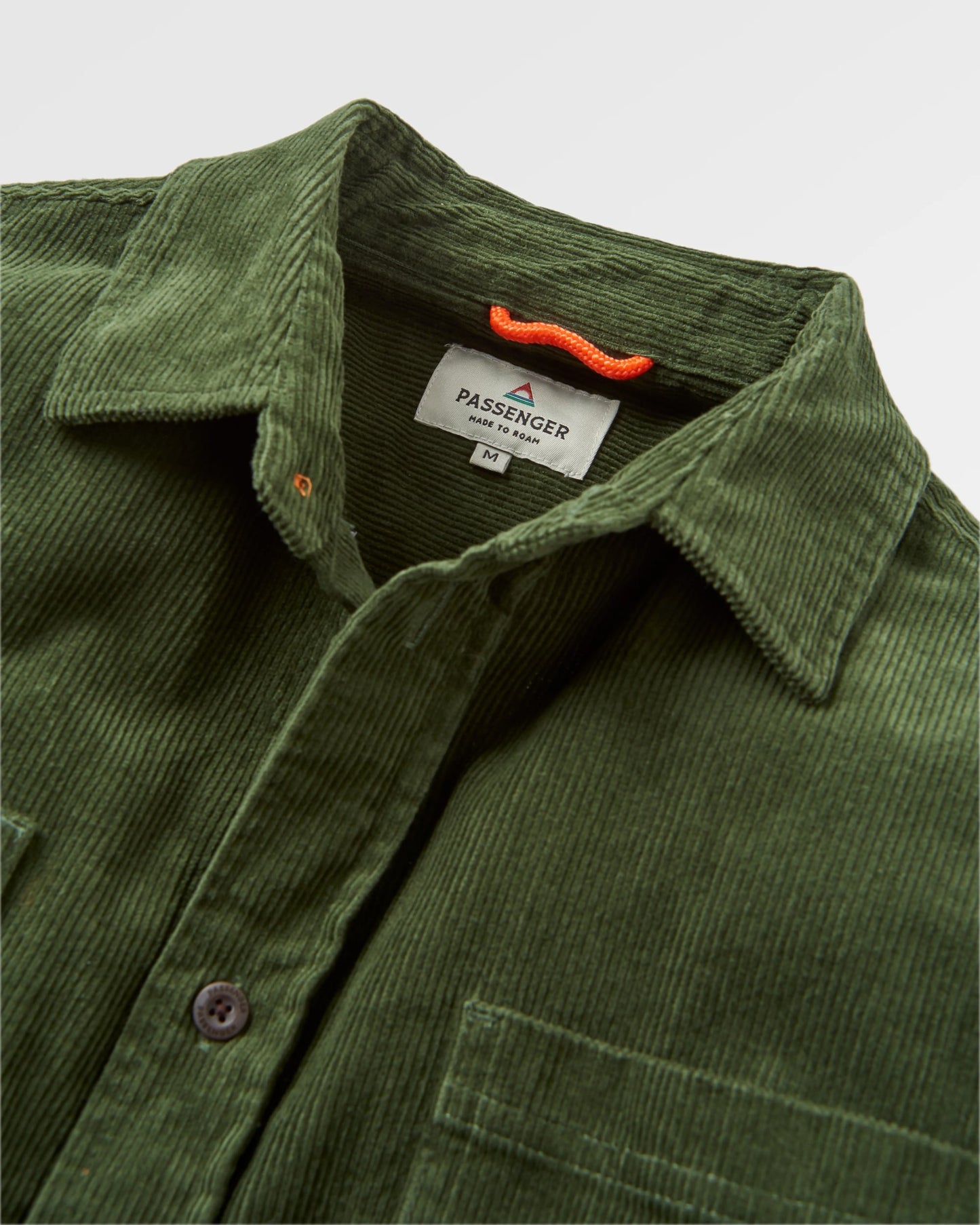 Backcountry Cord Shirt - Fir Tree - Flatlay