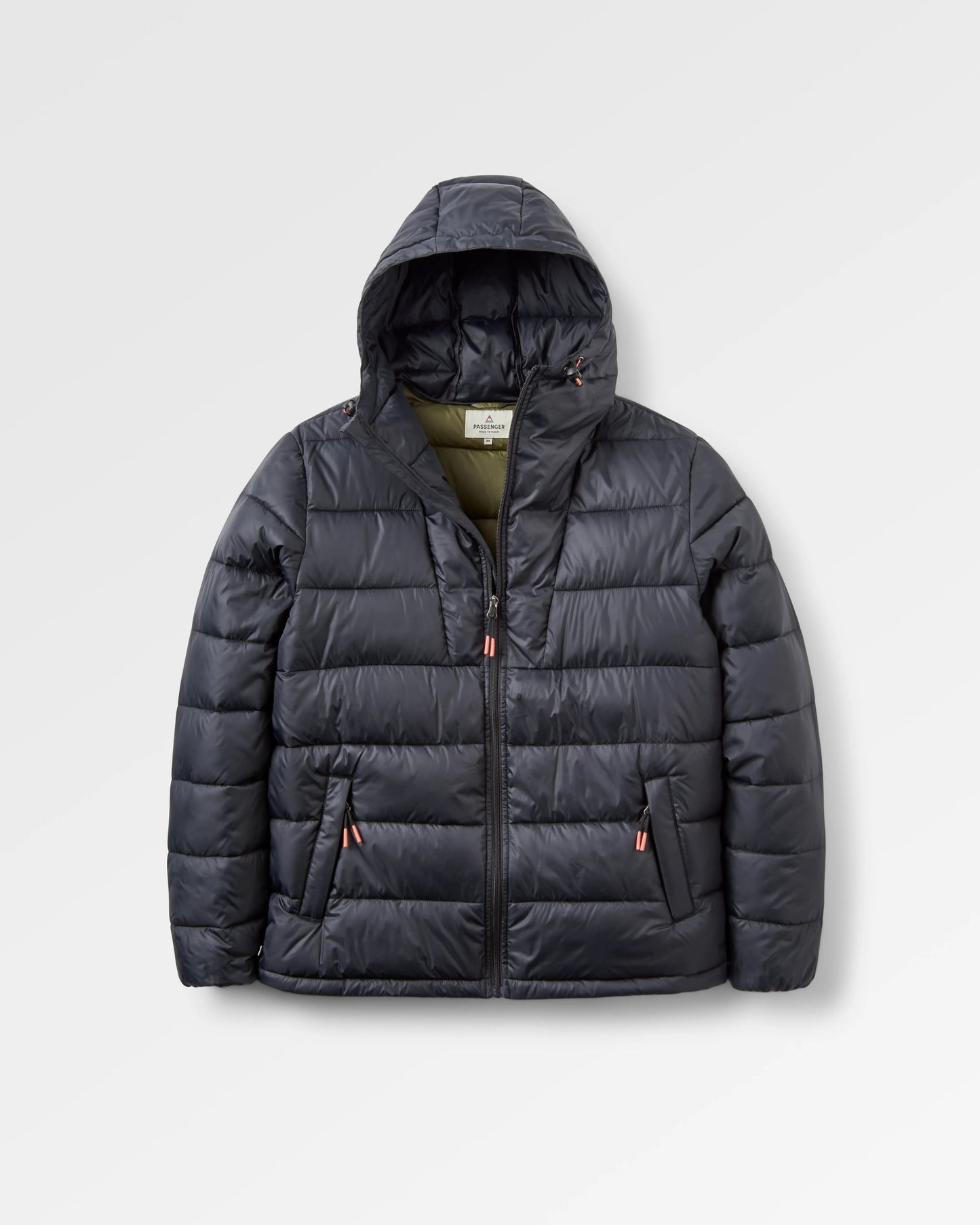 Flynn Recycled Insulated Jacket - Black - Flatlay