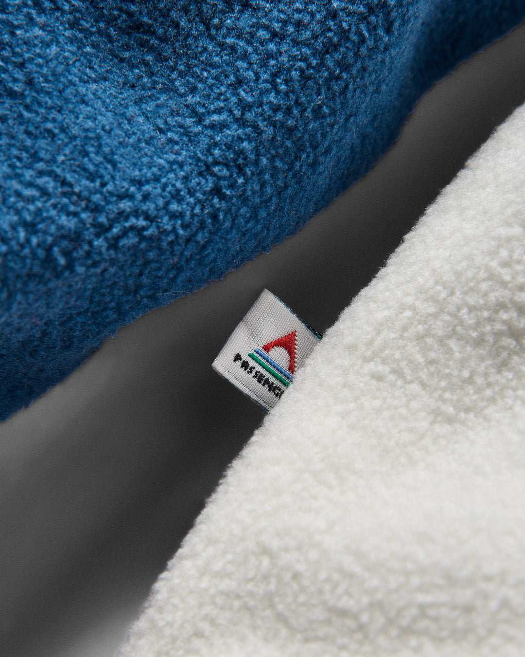 Alexander Hooded 1/2 Zip Recycled Polar Fleece - Egret