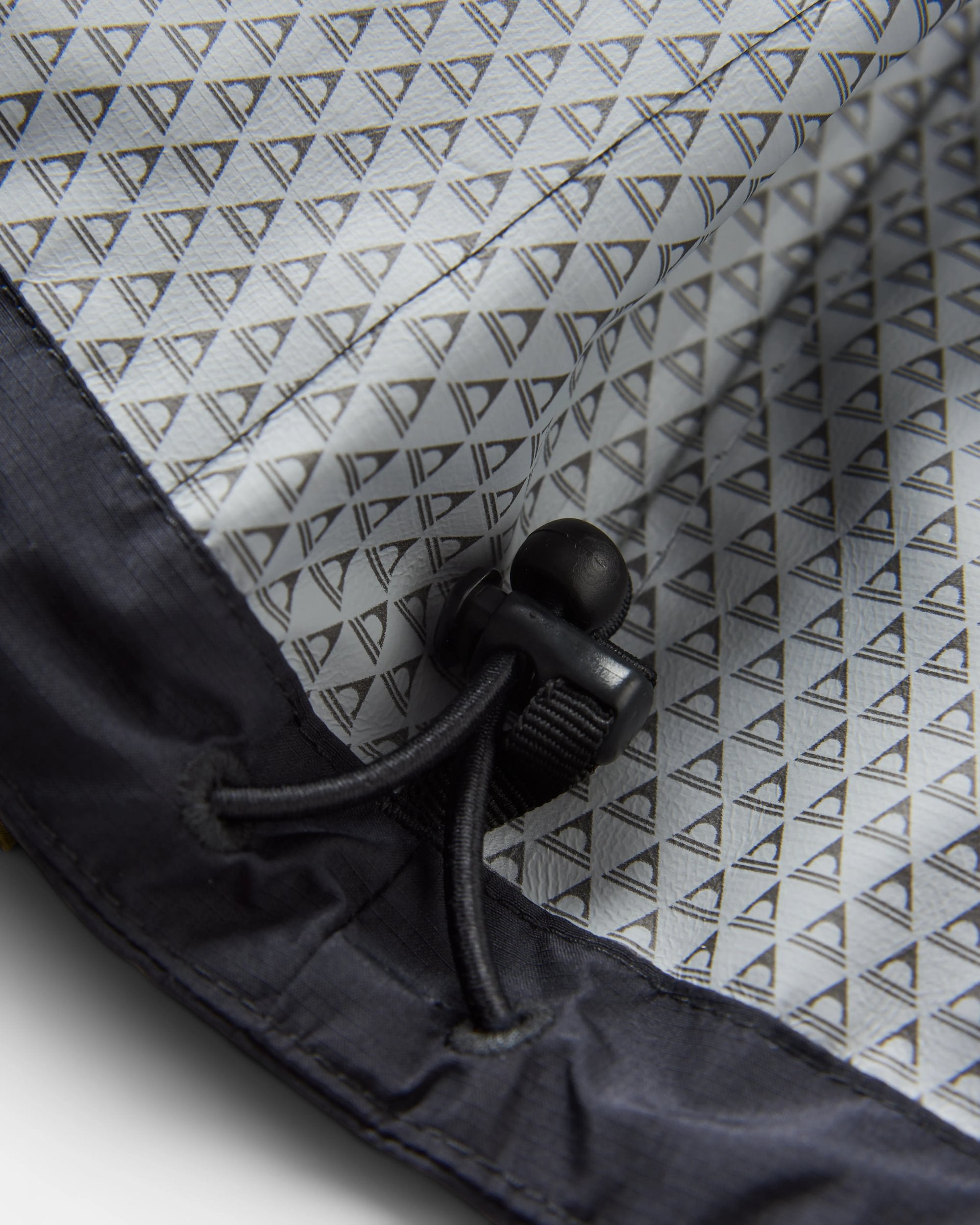 Trailscape Men's Recycled Waterproof Jacket - Black/Khaki - Flatlay