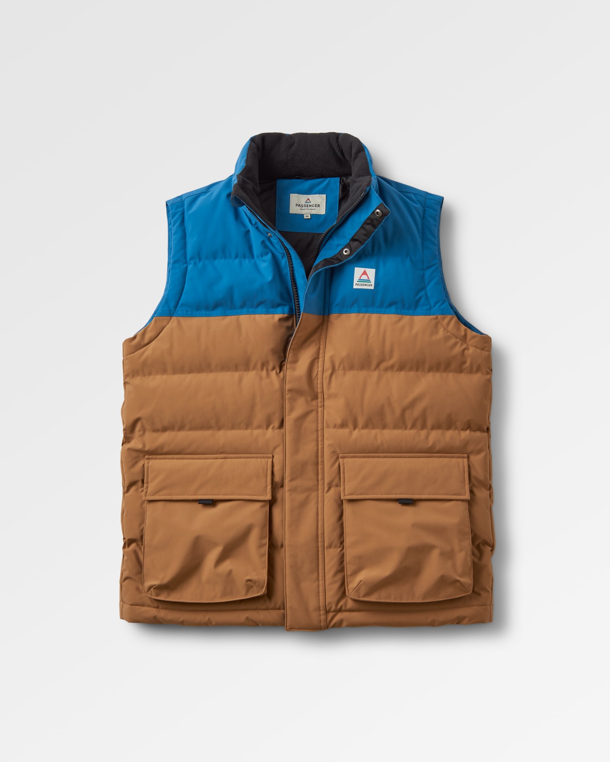 Baltic Recycled Insulated Gilet - Toffee/Blue Steel - Flatlay