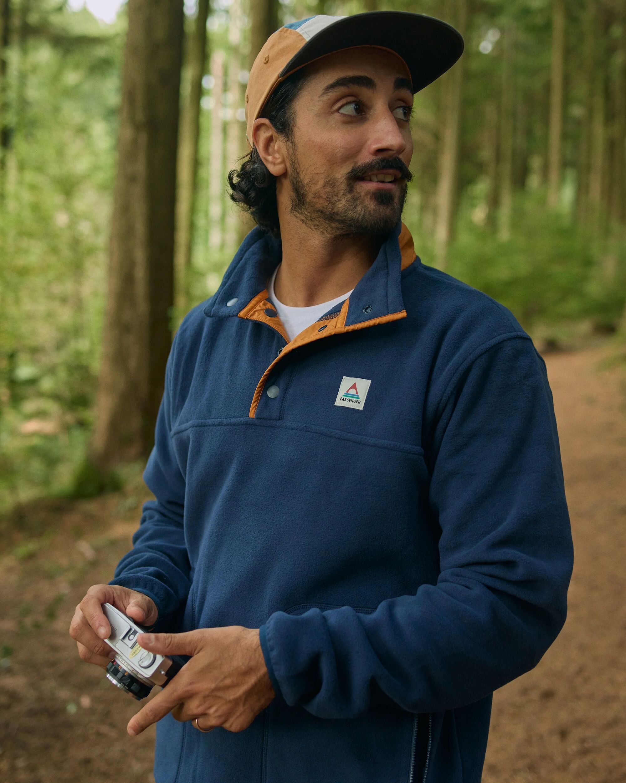 Dusk Recycled Polartec® Fleece - Rich Navy - Lifestyle