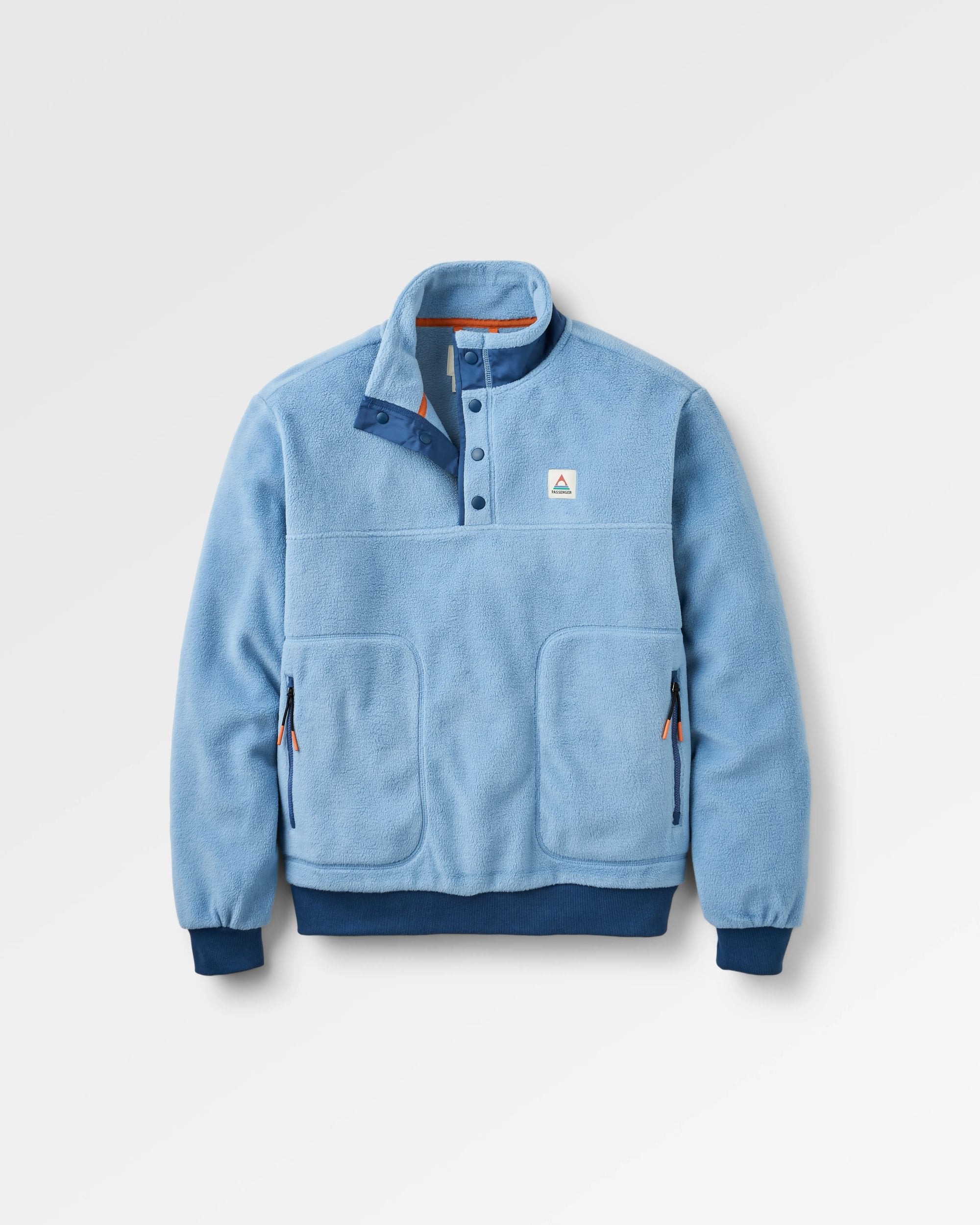 Take It Easy Polar Fleece - Faded Denim - Flatlay