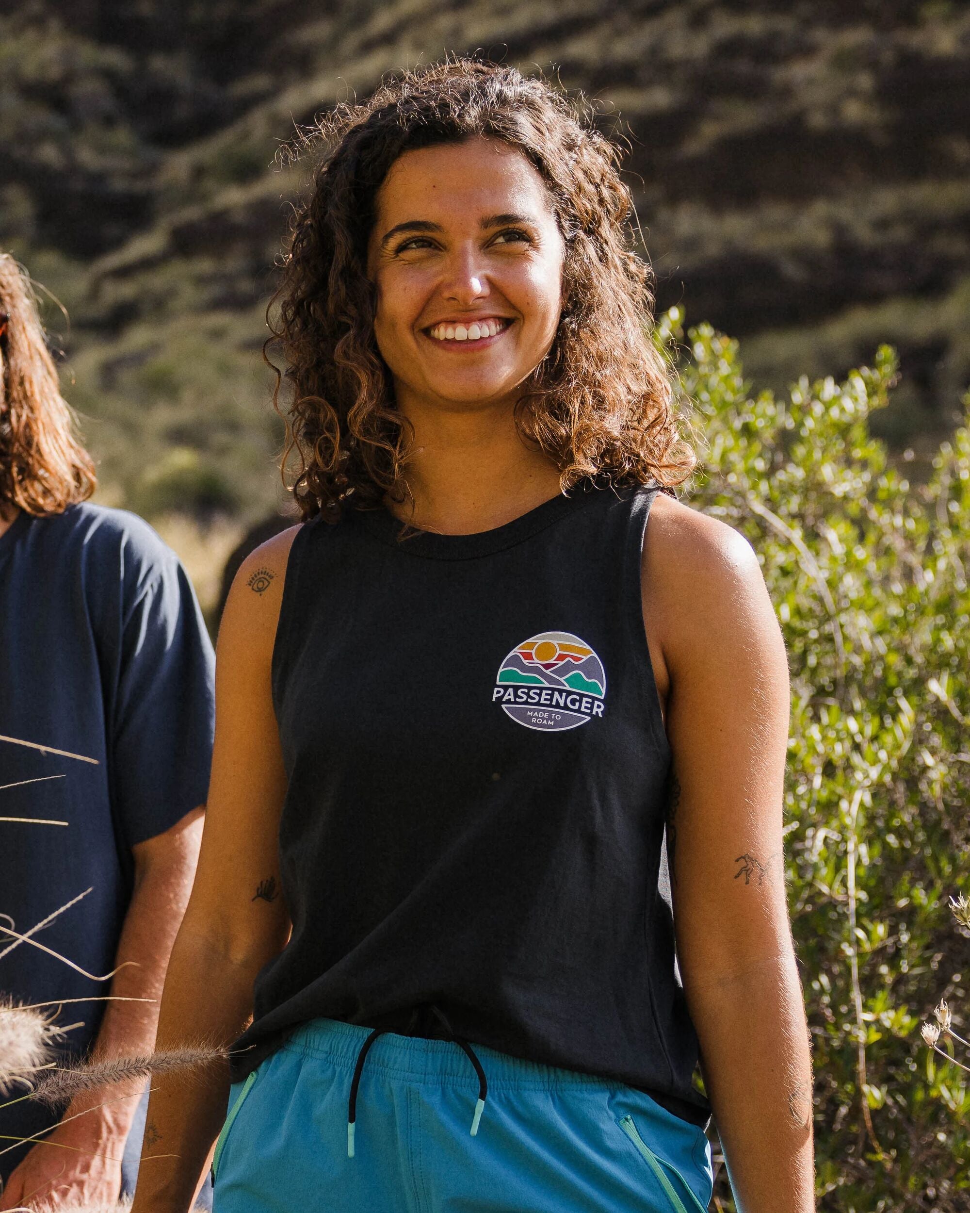 Laidback Recycled Cotton Vest - Black - Lifestyle