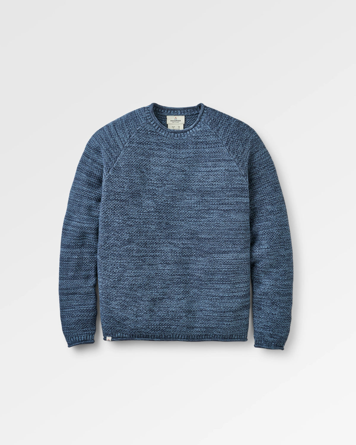 Shore Knitted Jumper - Rich Navy - Flatlay