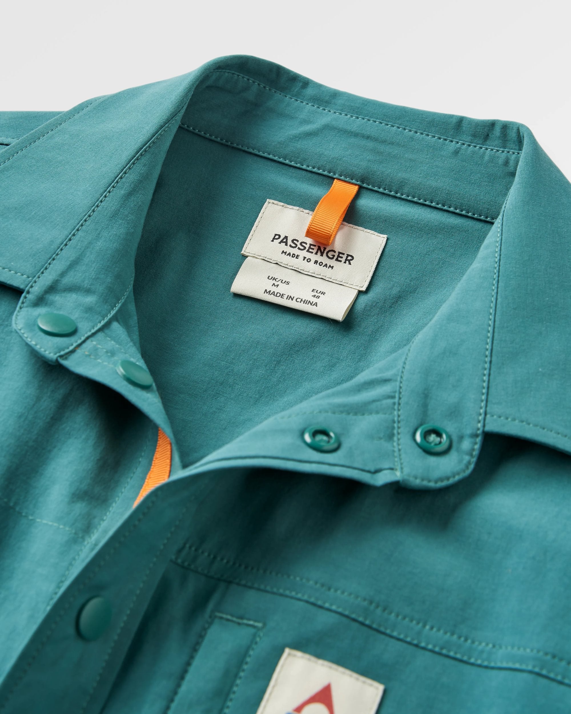 Traveller Short Sleeve Stretch Shirt - Deep Ocean - Flatlay