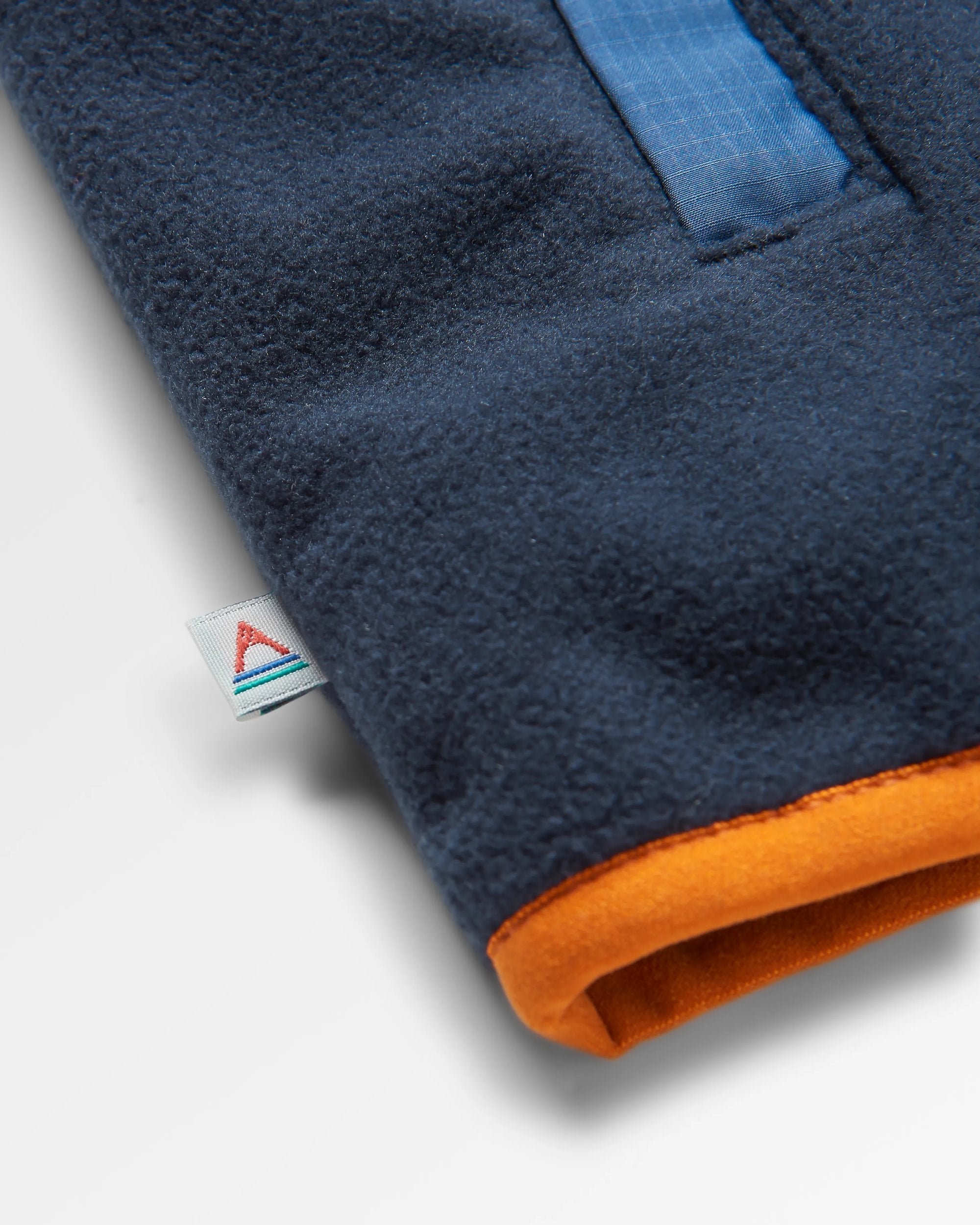 Adrift Recycled Polar Fleece - Deep Navy - Flatlay
