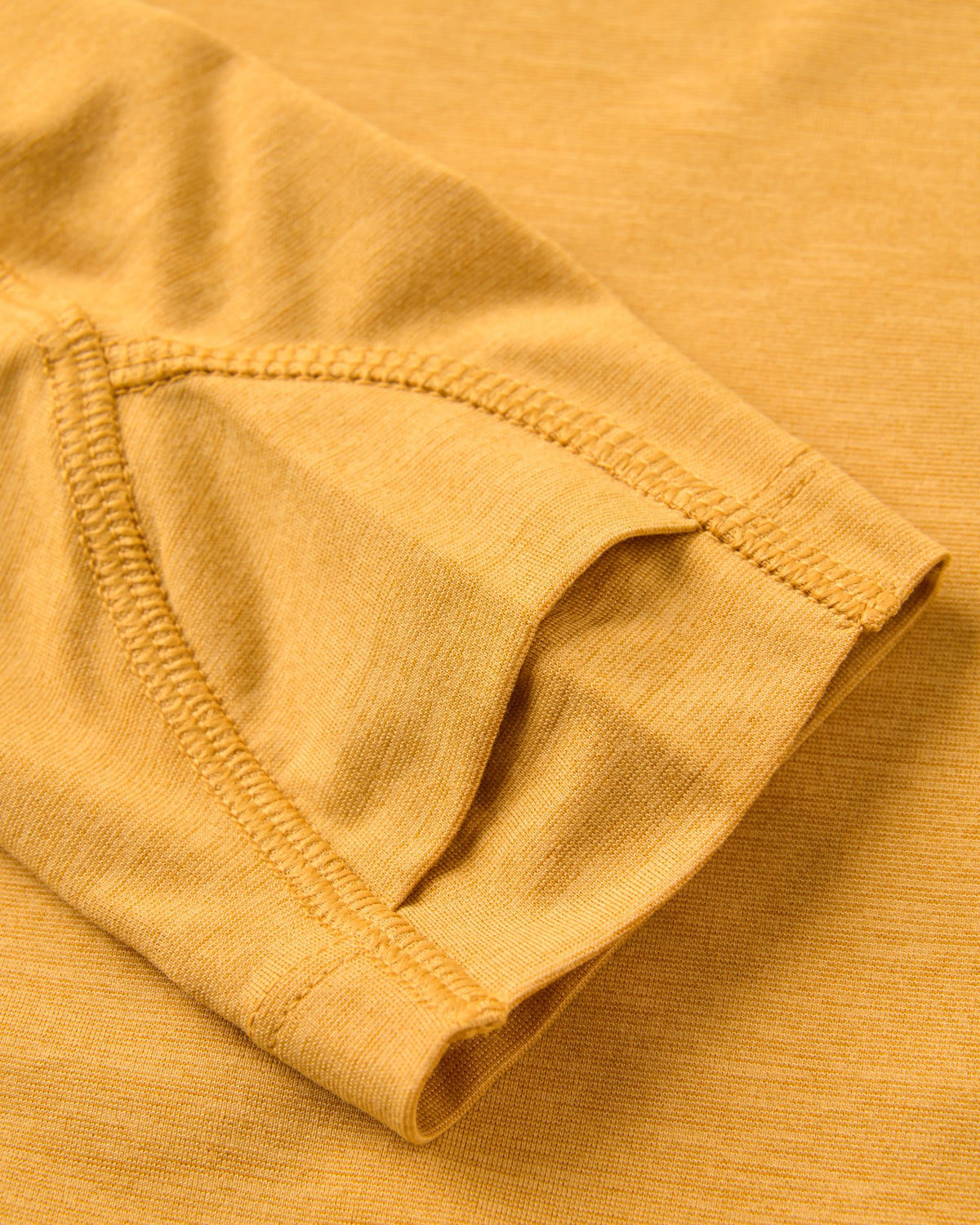 Sunvale Lightweight UPF50 LS T-Shirt - Spruce Yellow Marl - Flatlay