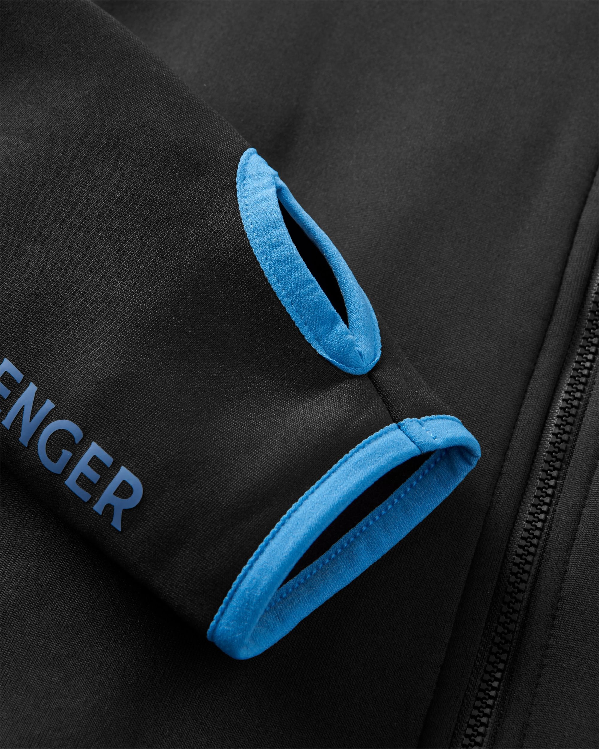 Solitude Recycled Polartec® Fleece Hoodie - Black - Flatlay