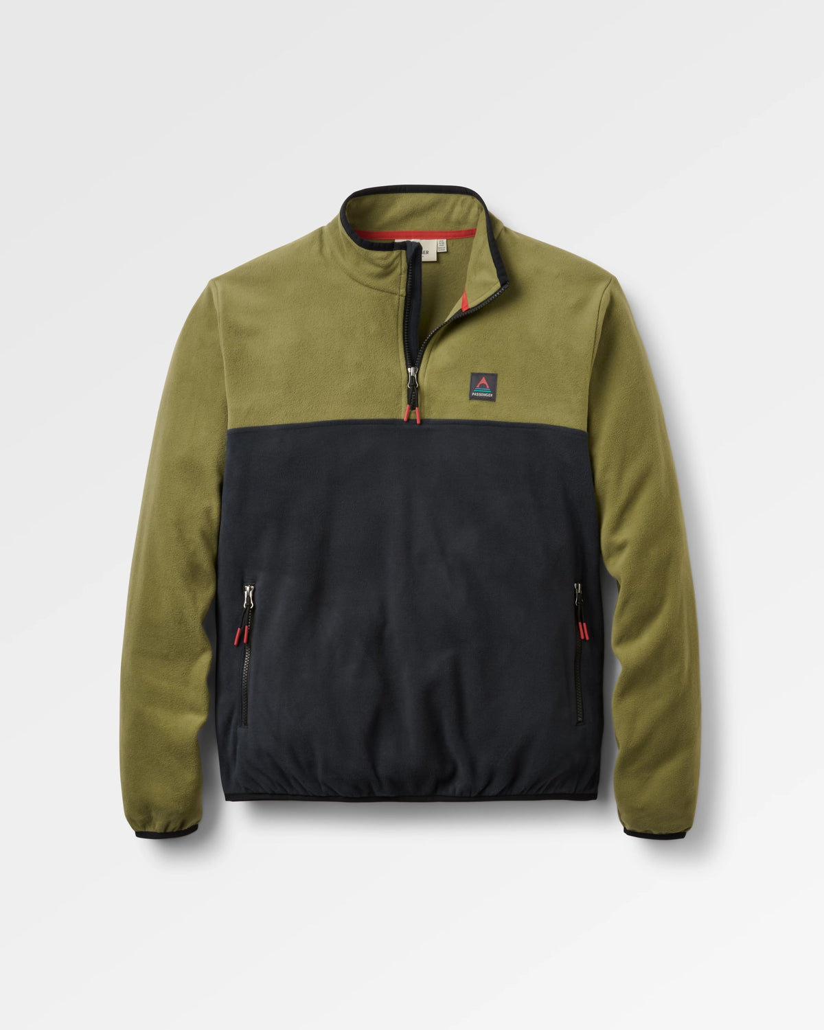 Set Off Polartec® 1/4 Zip Fleece - Khaki - Flatlay