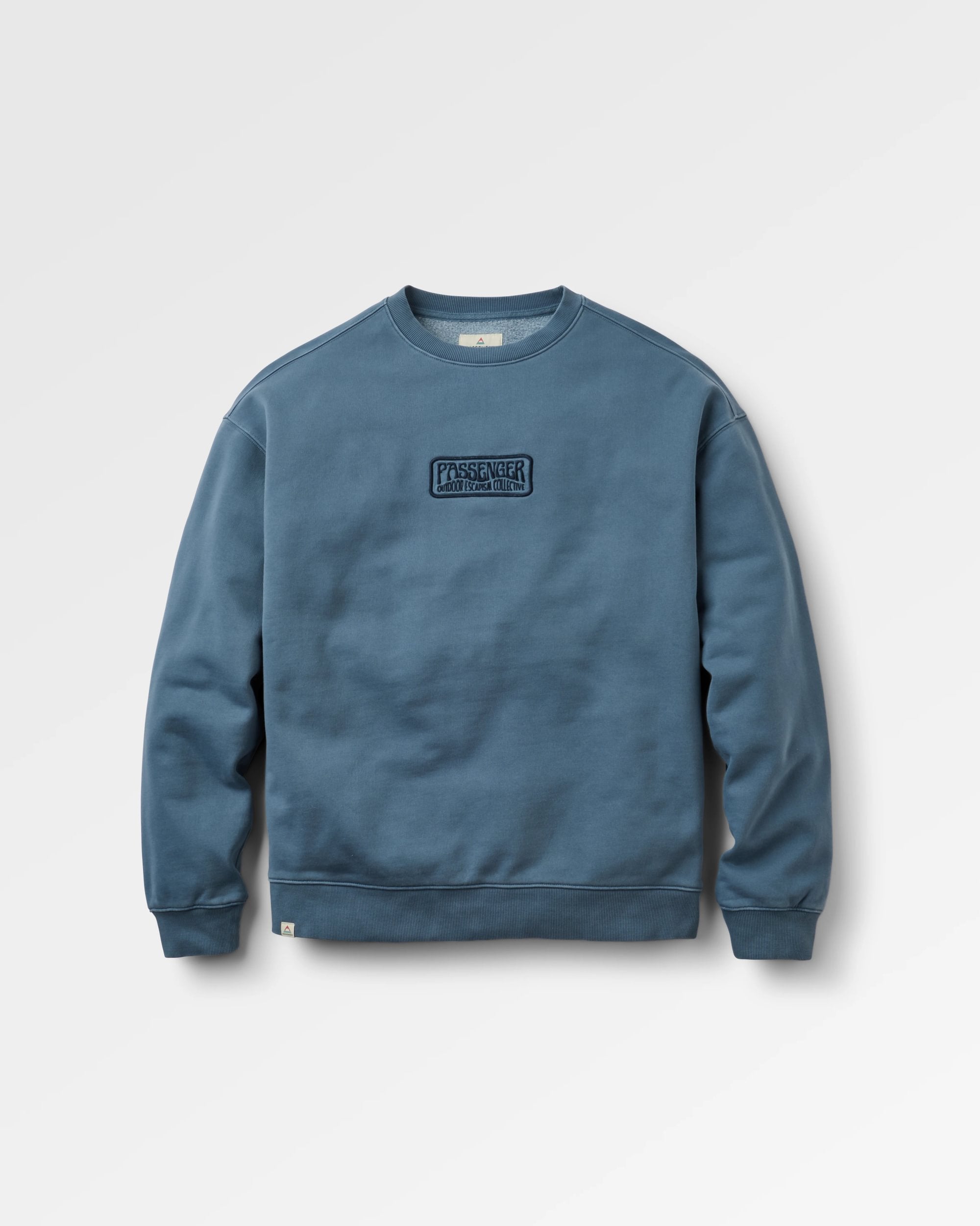 Boundless Relaxed Fit Sweatshirt - Stormy Blue - Flatlay
