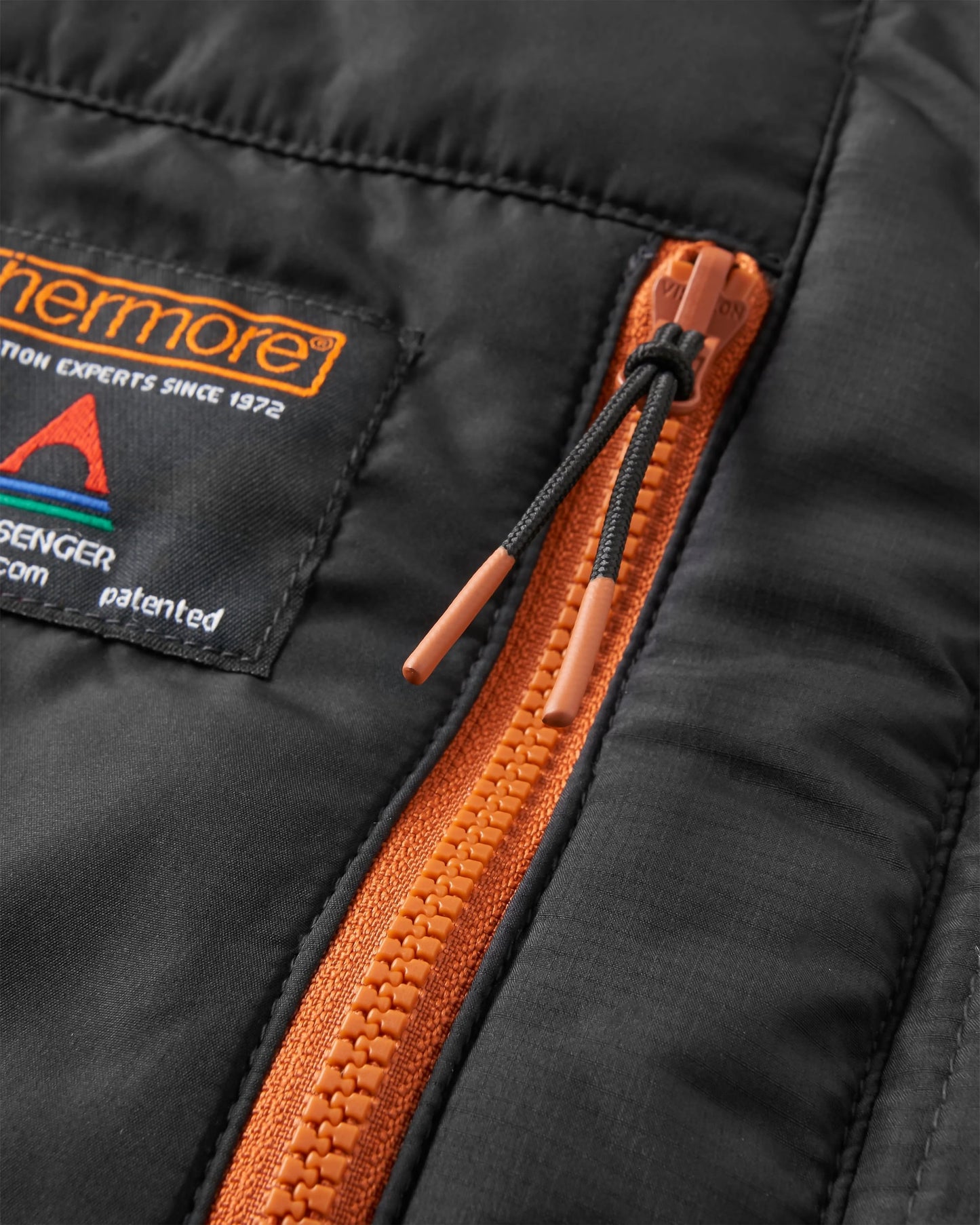 Shasta Lightweight Recycled Thermore® Insulated Vest - Black - Flatlay