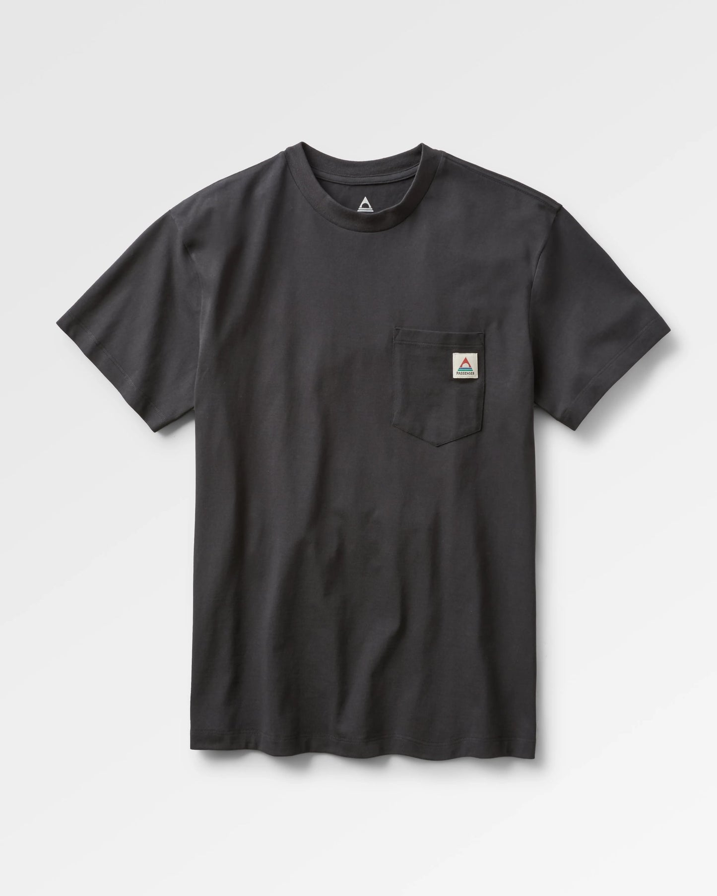 Heritage Recycled Relaxed Fit T-Shirt - Black - Flatlay