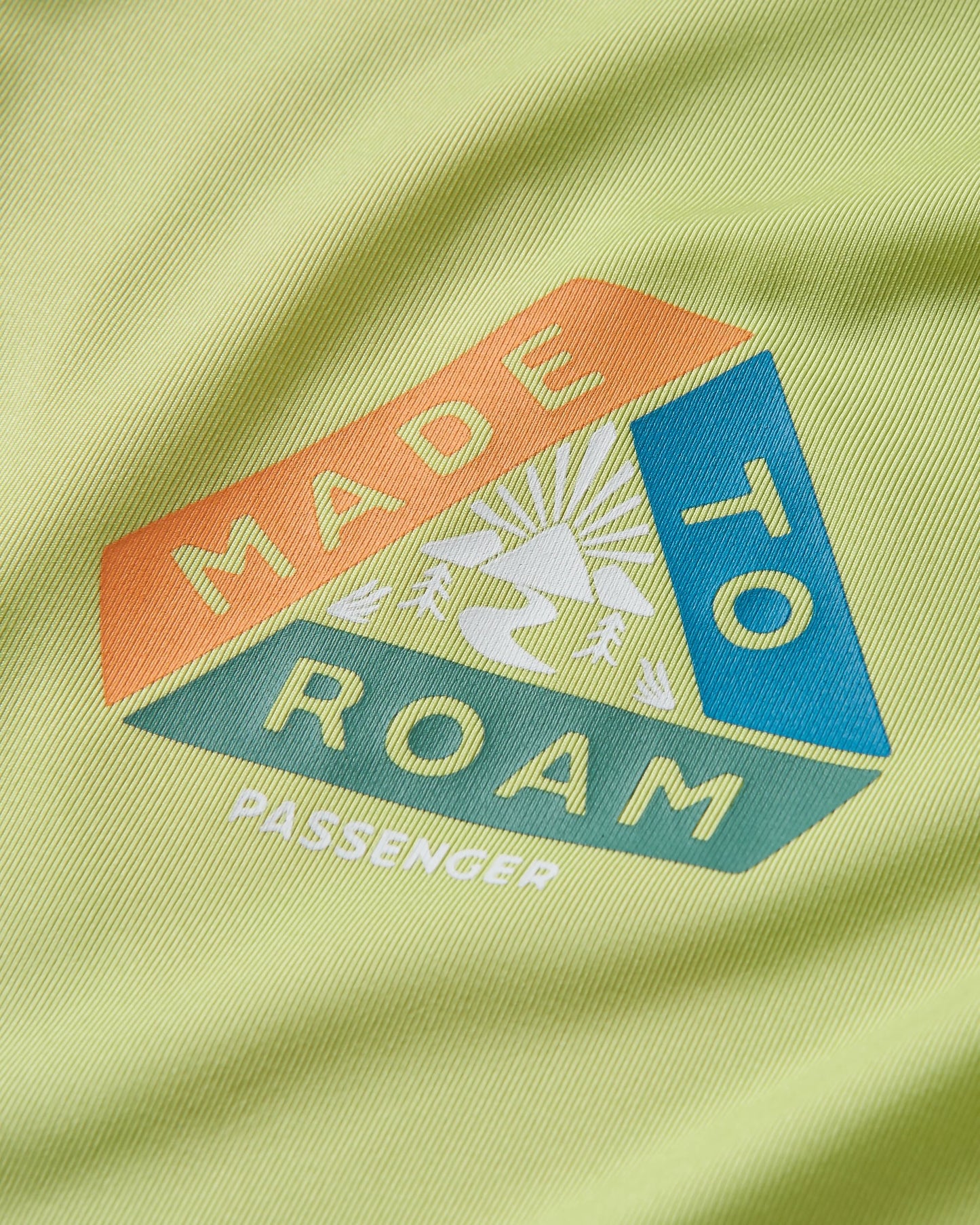 Classic Active Recycled T-Shirt - Lime Juice - Flatlay
