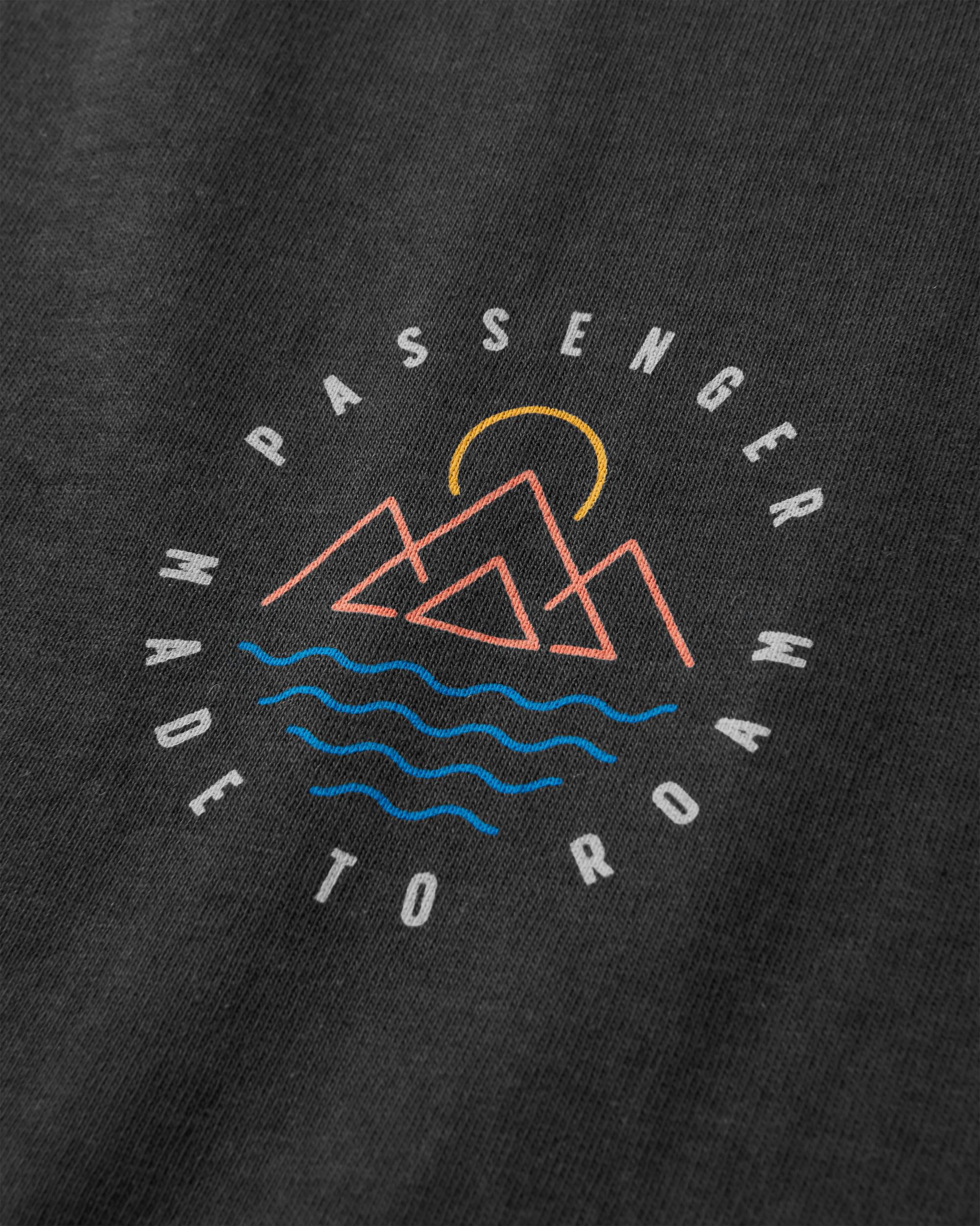 Escapism Recycled Cotton Vest - Black - Flatlay