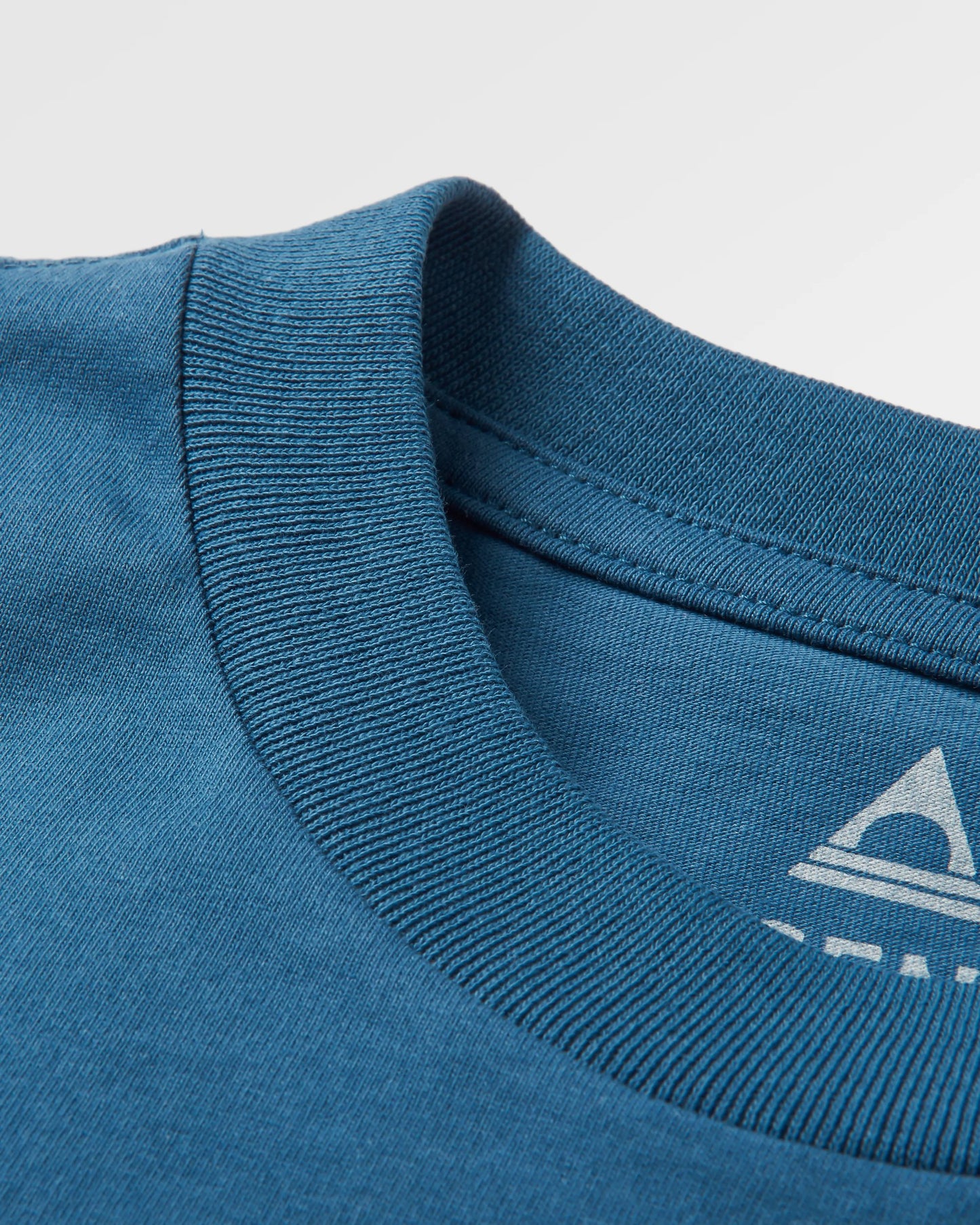 Heritage Recycled Relaxed Fit T-Shirt - Dark Denim - Flatlay