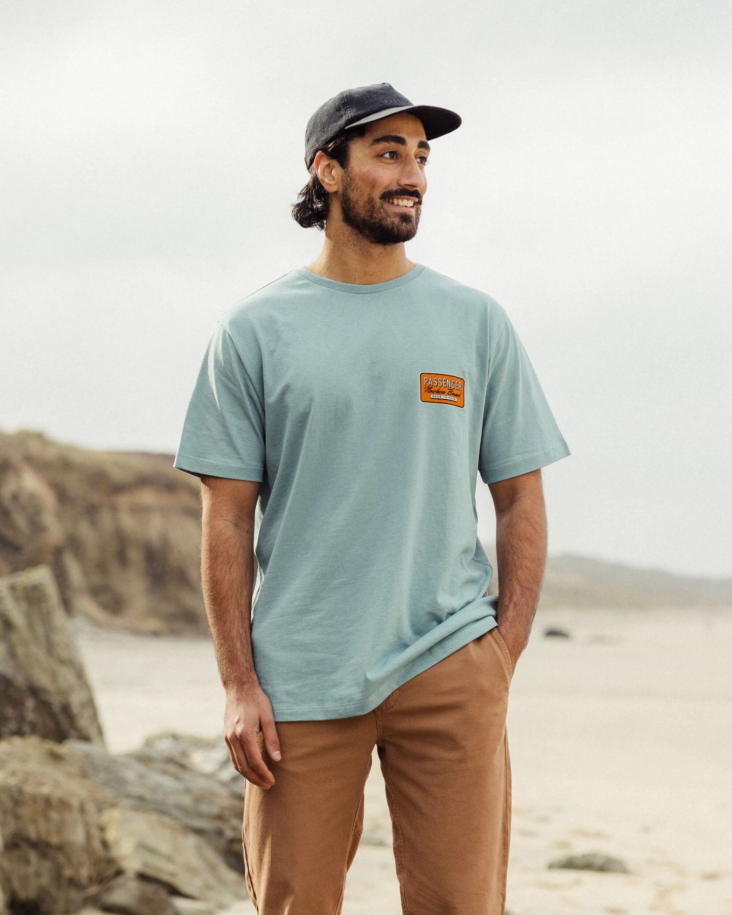 Beechey Recycled Cotton T-Shirt - Arctic - Lifestyle
