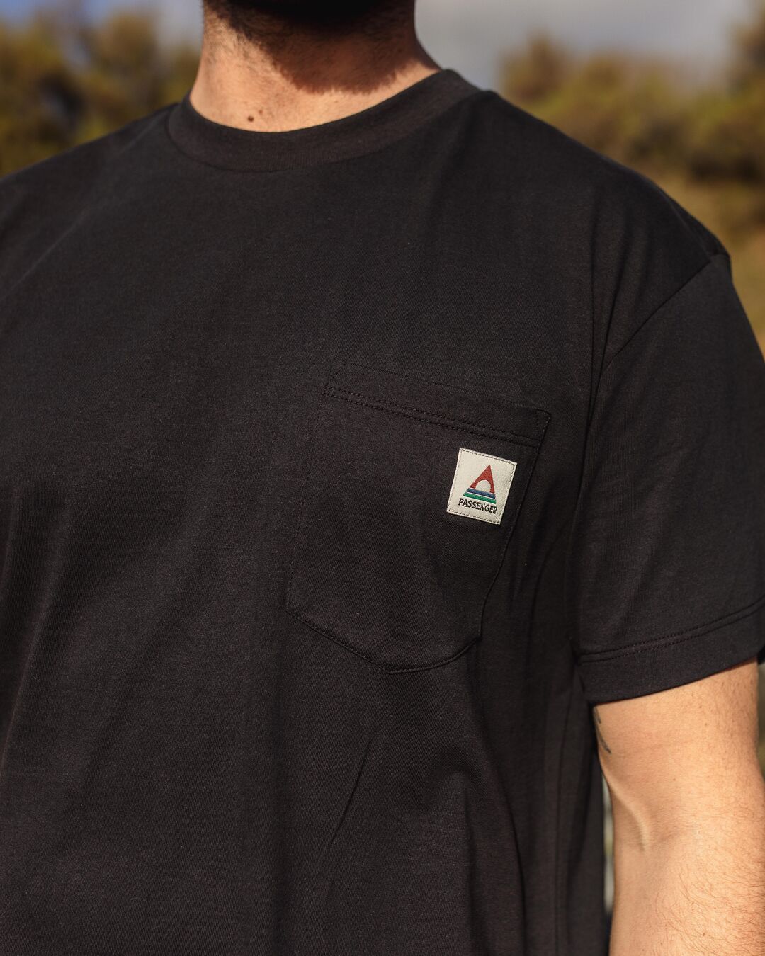 Heritage Recycled Relaxed Fit T-Shirt - Black - Lifestyle