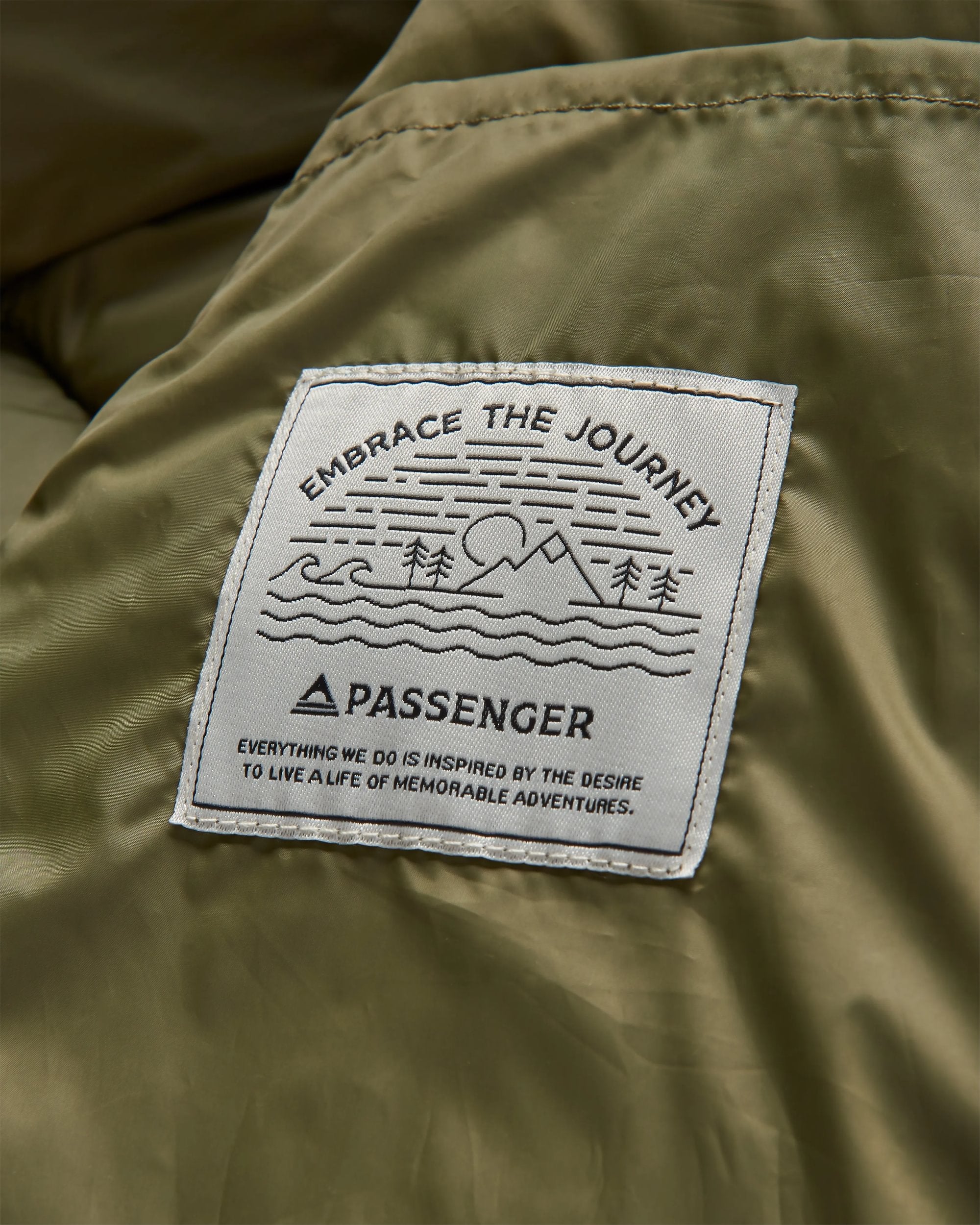 Flynn Recycled Insulated Jacket - Rich Navy/ Burnt Orange - Flatlay