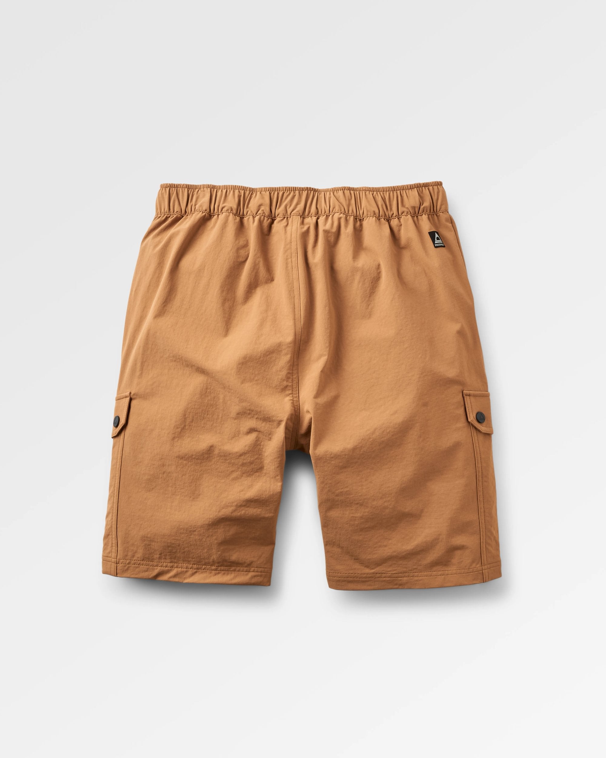 Stride Recycled Active Trail Short - Toffee - Flatlay