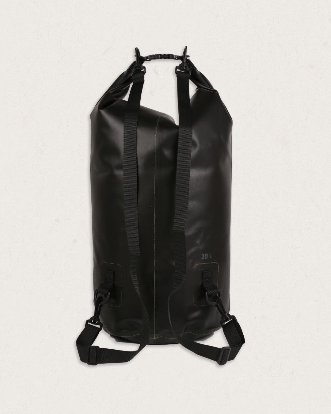Tide 30L Recycled Nylon Dry Bag - Black