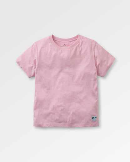 Legacy T-shirt - Pink Haze Marl - Flatlay