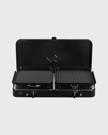 CADAC Dometic 2 Cook Turbo FFD Deluxe QR - Black - Flatlay