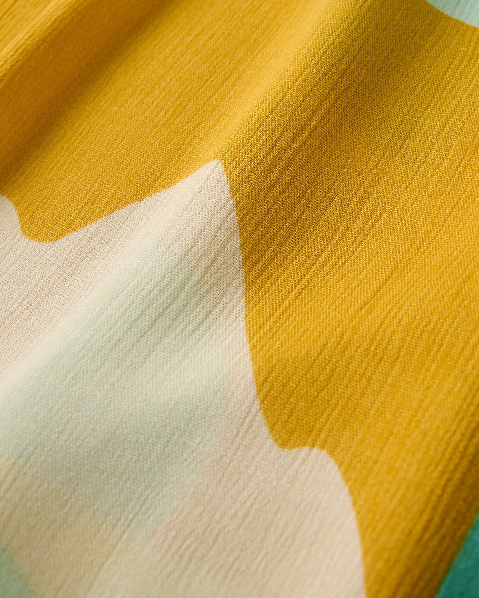 Hannah Skirt - Vista Patchwork Yellow - Flatlay