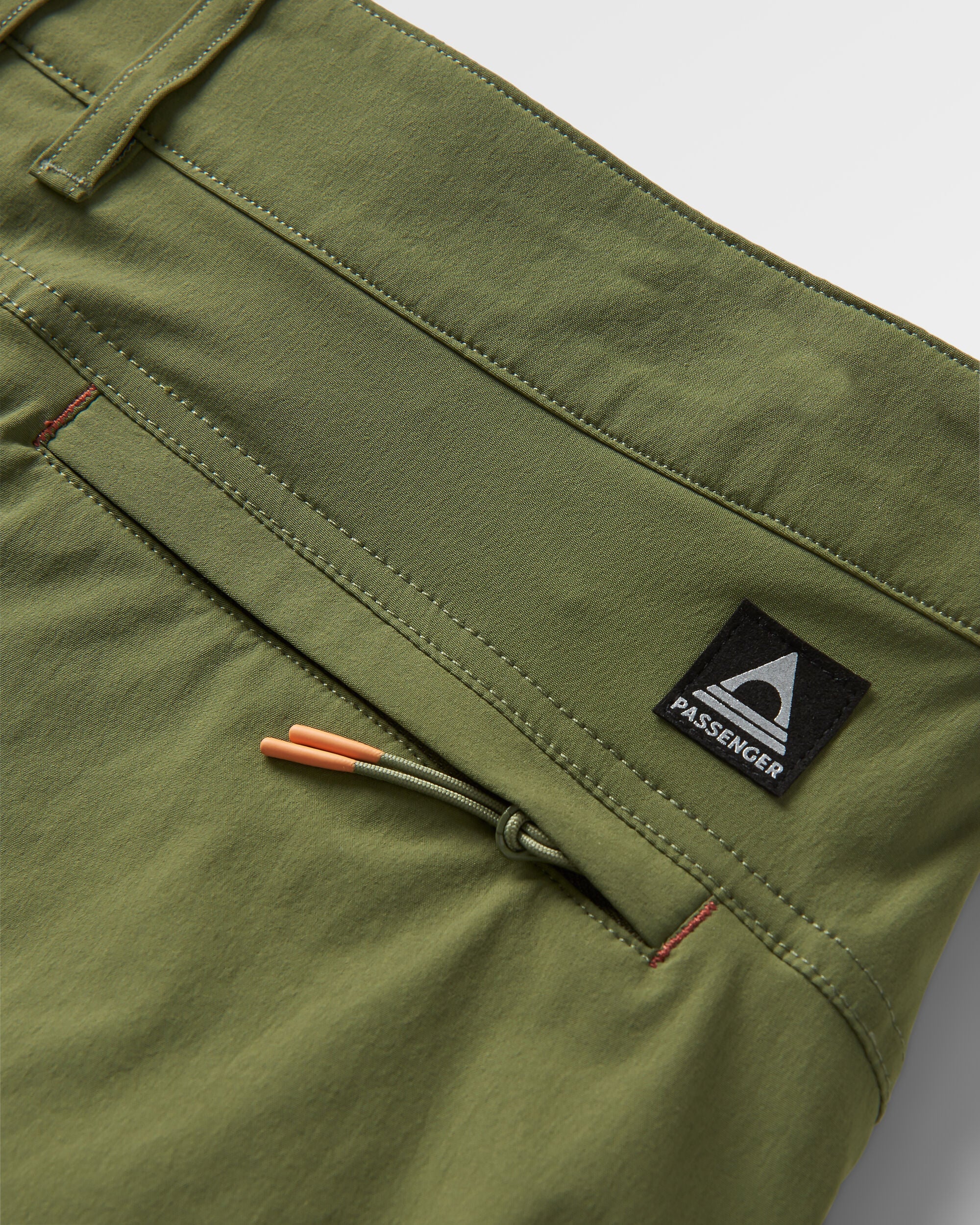 365 Trail Roll Up Short - Khaki - Flatlay