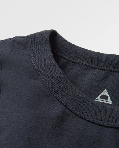 Heritage Recycled Relaxed Fit LS T-Shirt - Black - Flatlay