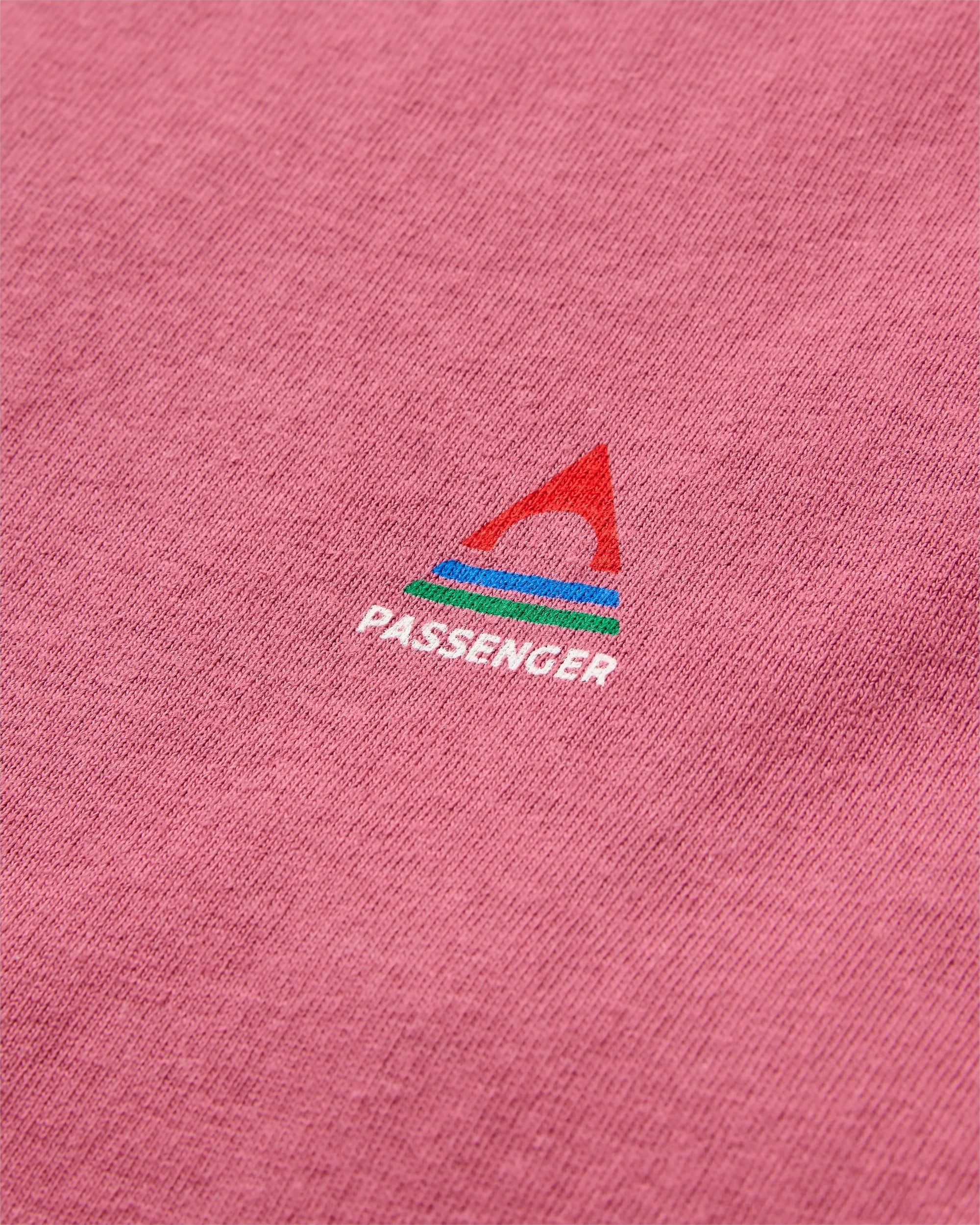 Classic T-Shirt - Maroon - Flatlay