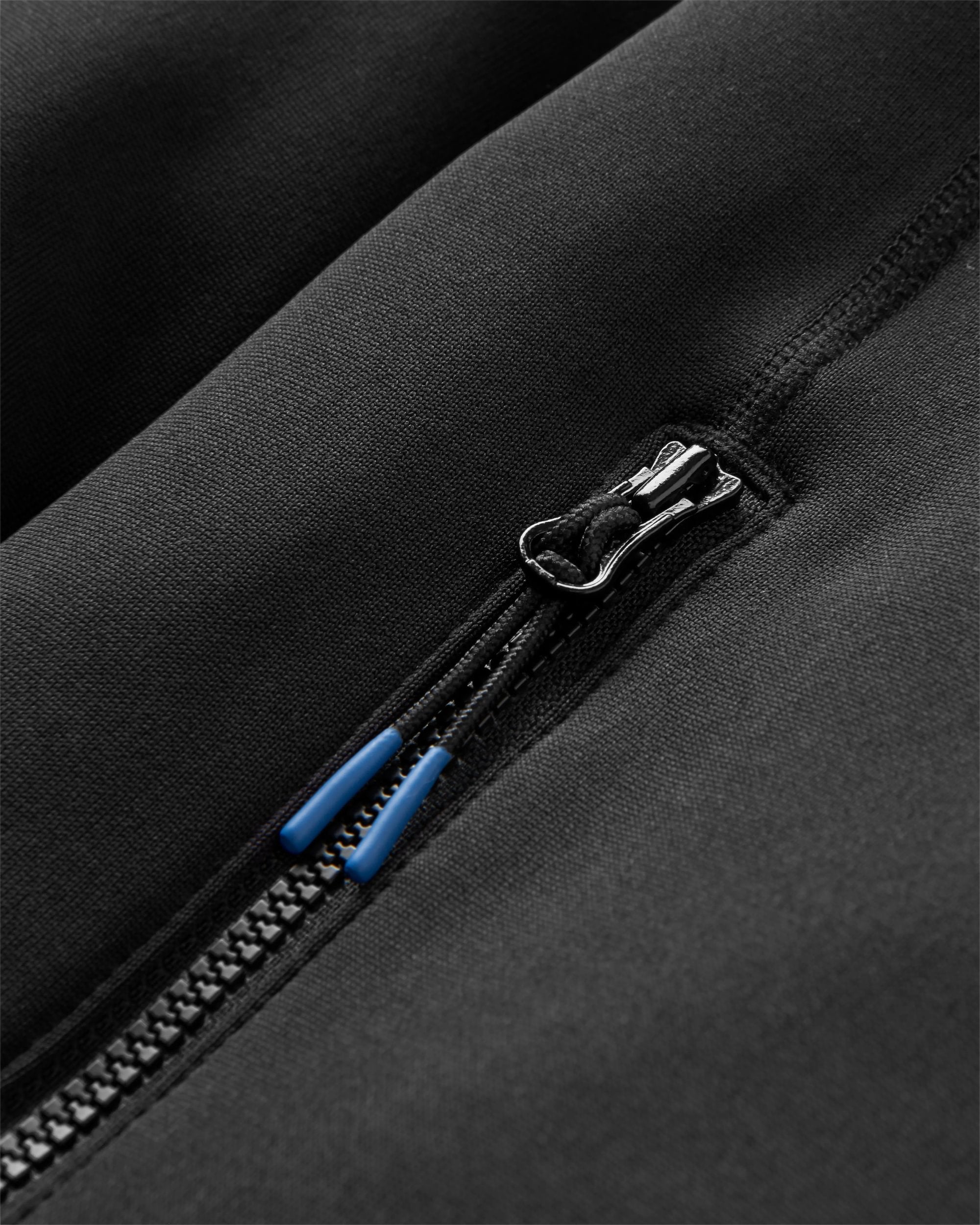 Wintergreen Recycled Polartec® Fleece Hoodie - Black - Flatlay