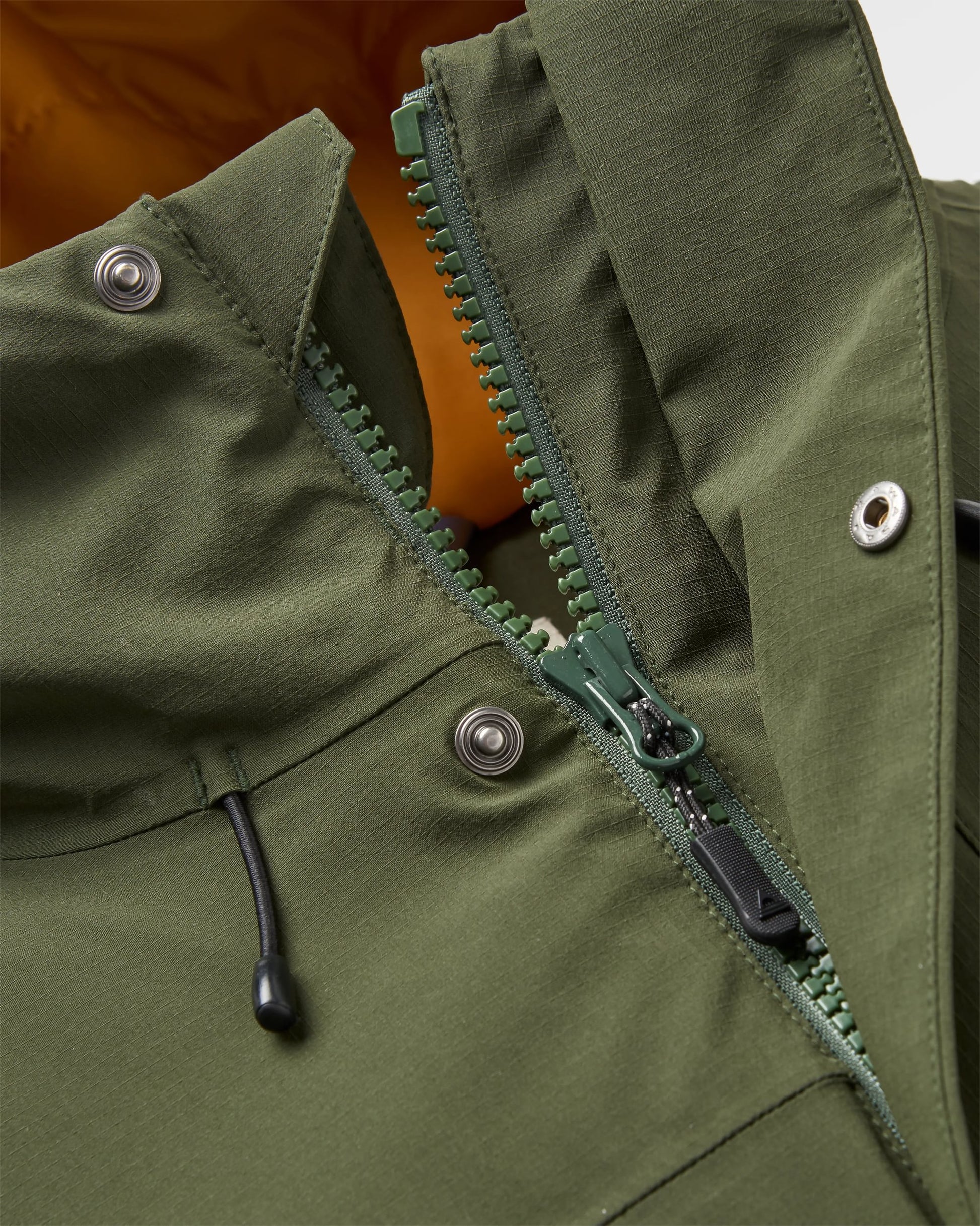Rainier Waterproof Parka - Fir Tree - Flatlay