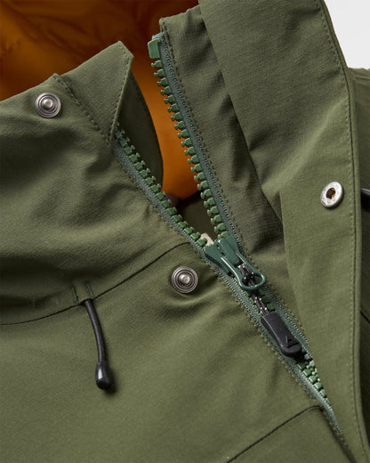 Rainier Waterproof Parka - Fir Tree - Flatlay